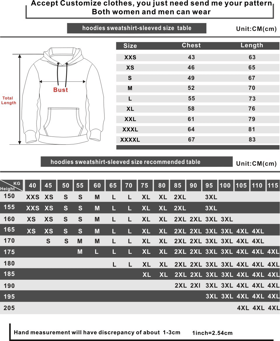 Men'S 3D Digital Print Hooded Sweatshirt