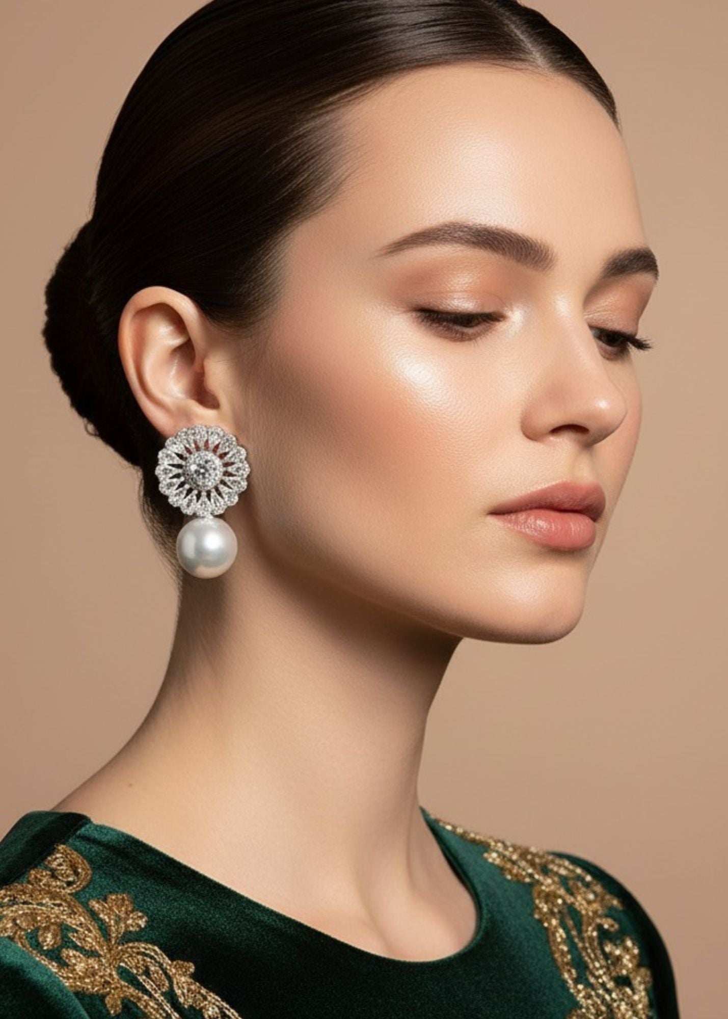 Earrings in Silver Color by - Trendy Women Earrings KTL2246