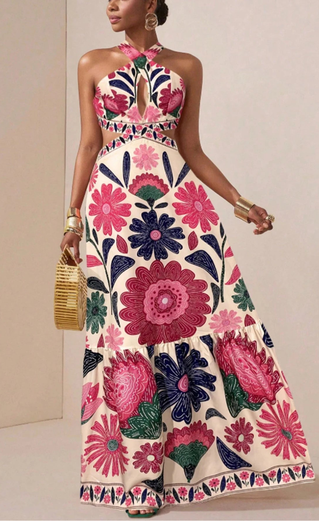 MISHEL FLORAL DRESS
