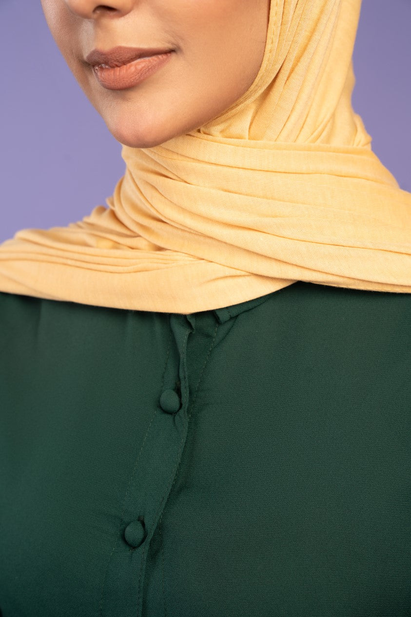 single jersey knit Hijab in Beige
