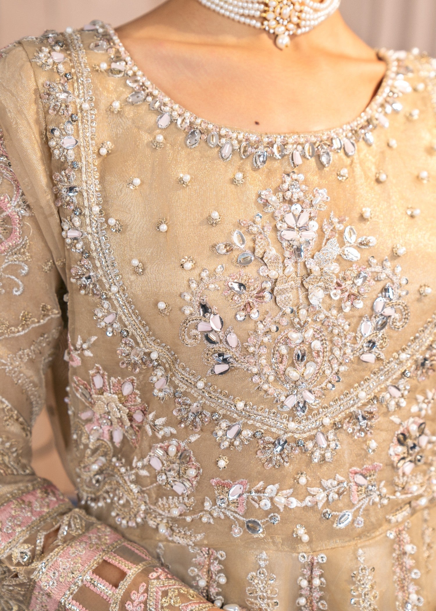 organza Maxi in Champagne