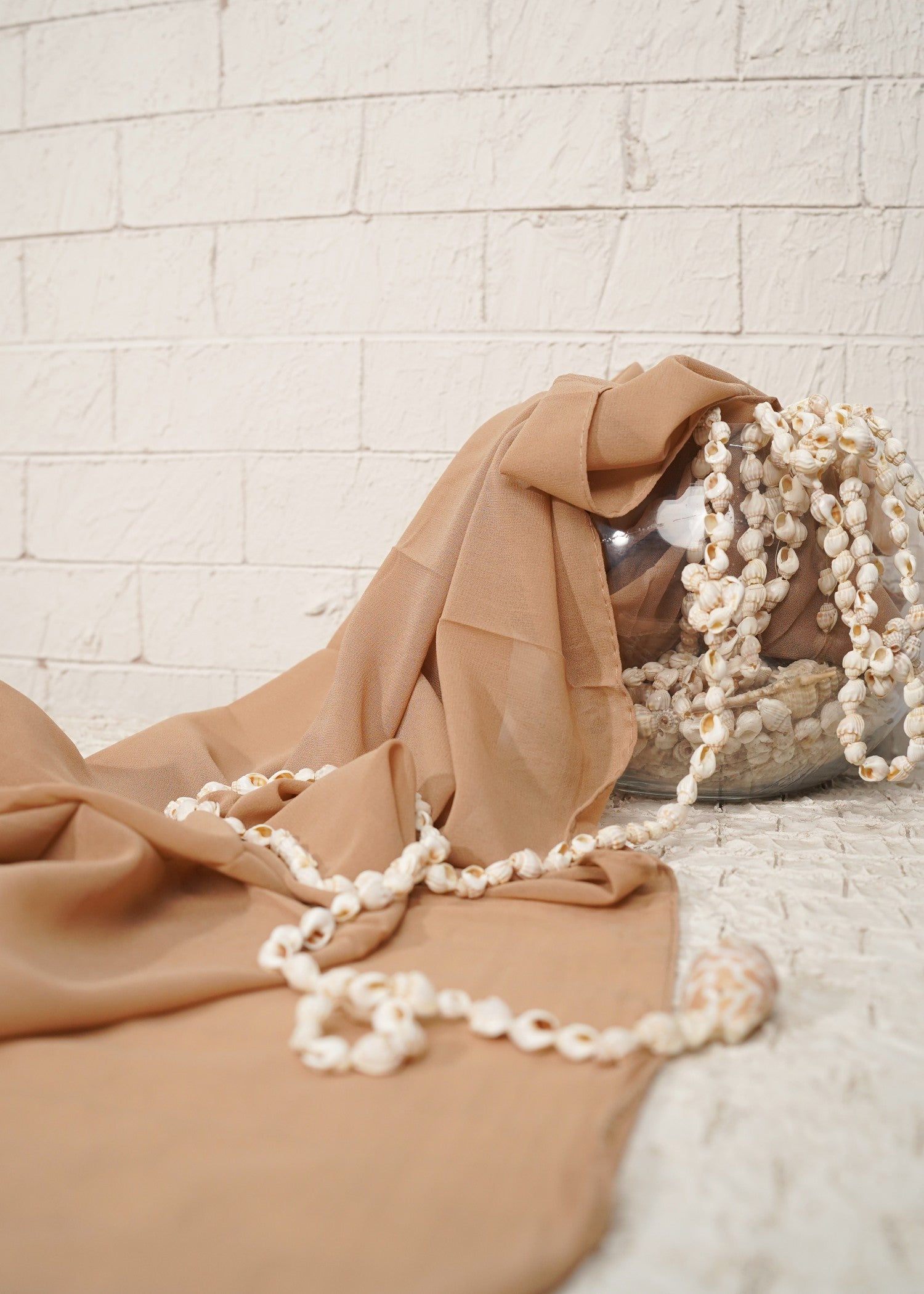 chiffon Hijab in Beige