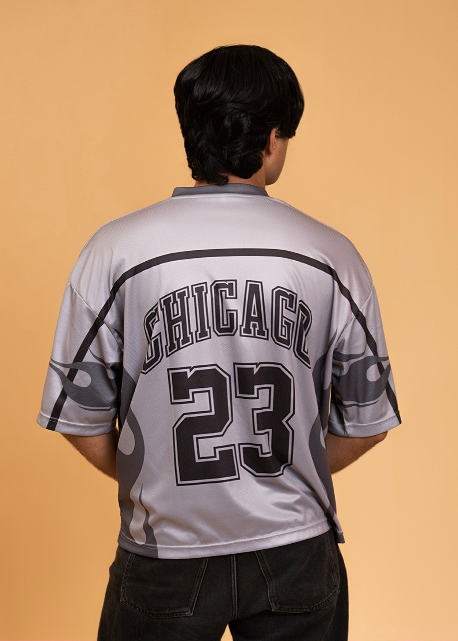 polyester T Shirt in Grey
