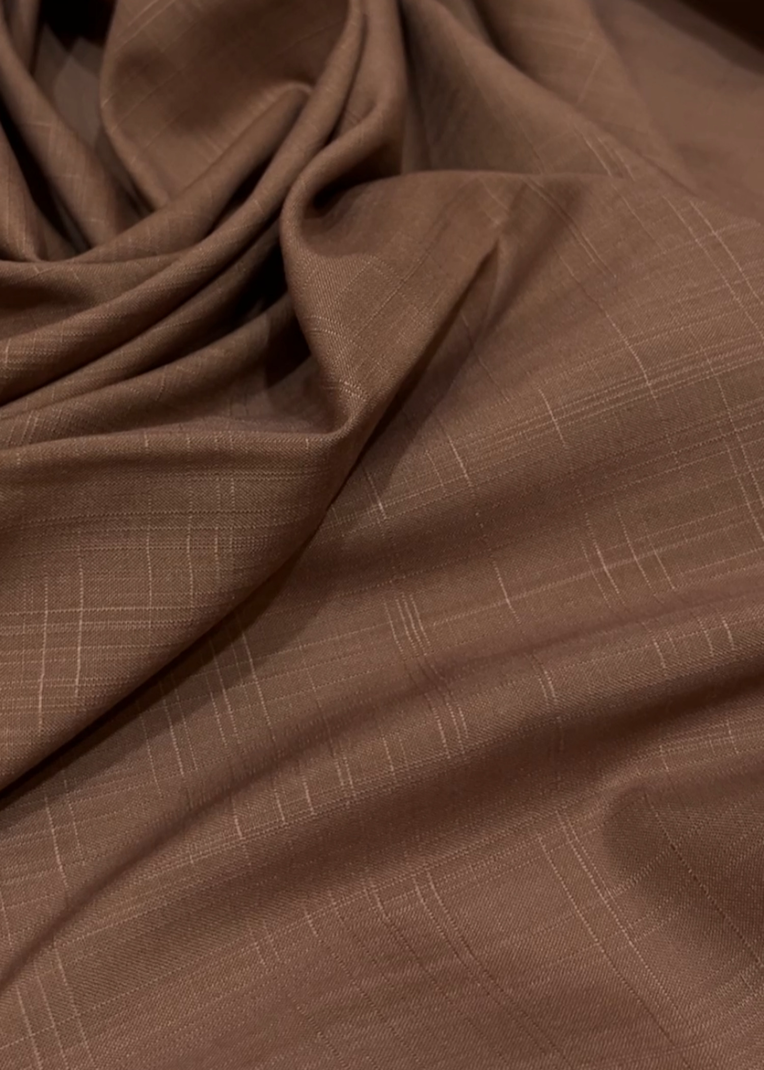 textured wash & wear Unstitched in Copper