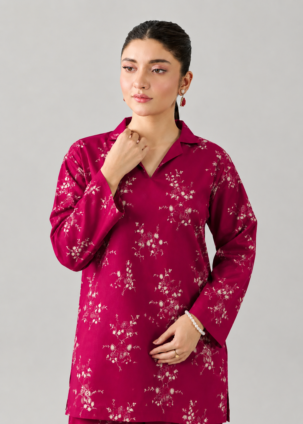 lawn Co Ord Sets in Hot pink