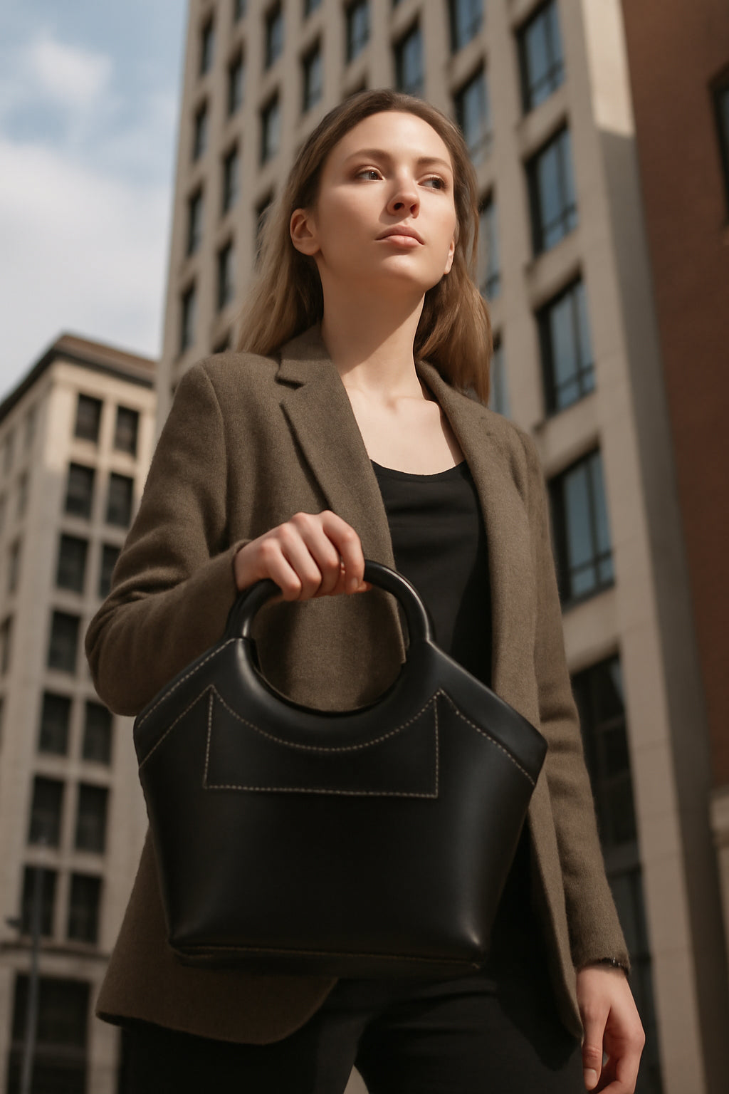 Hand Bag in Color by - Trendy Women Hand Bag HPW5201