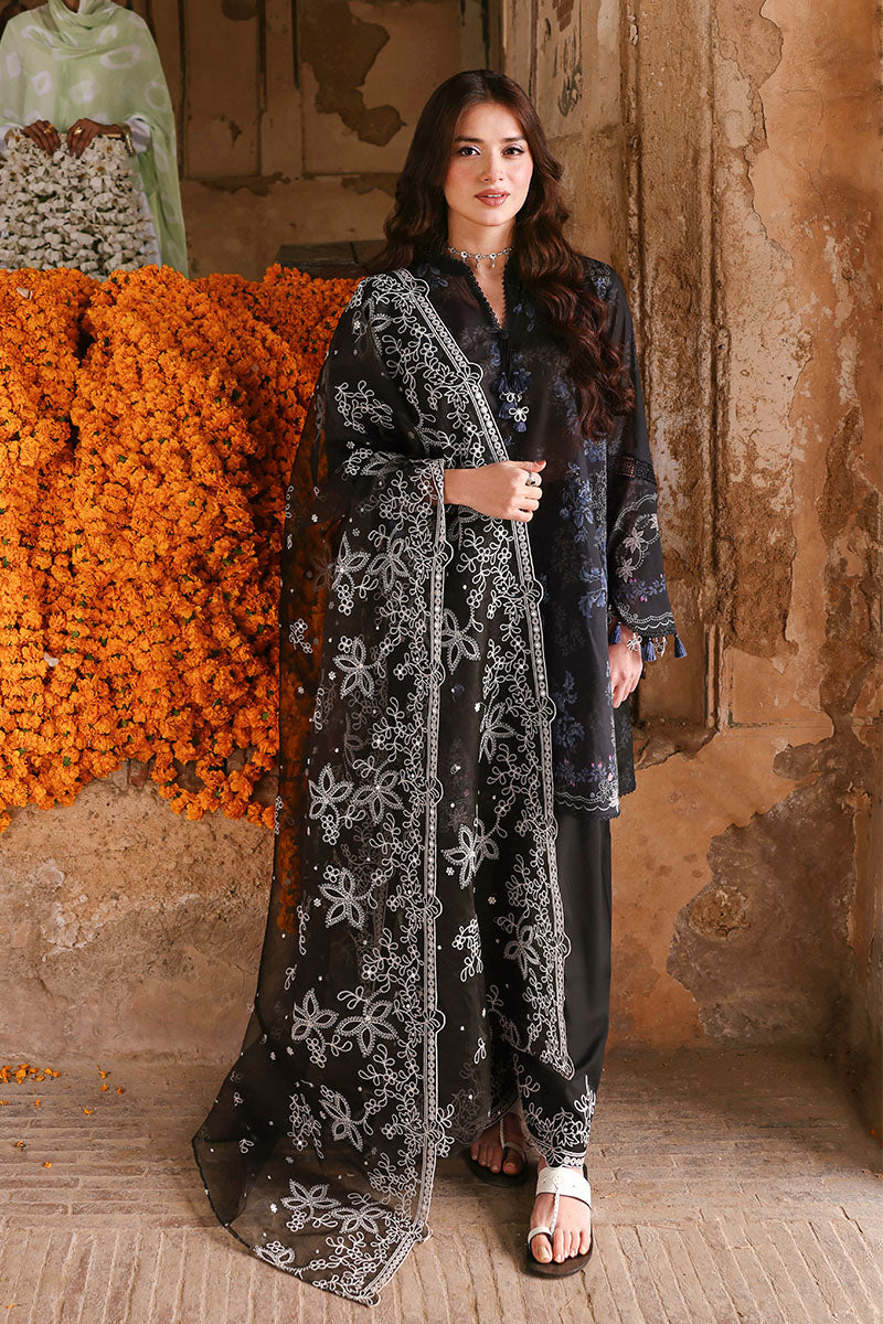 Festive – Noir Essence - Printed & Embroidered Lawn