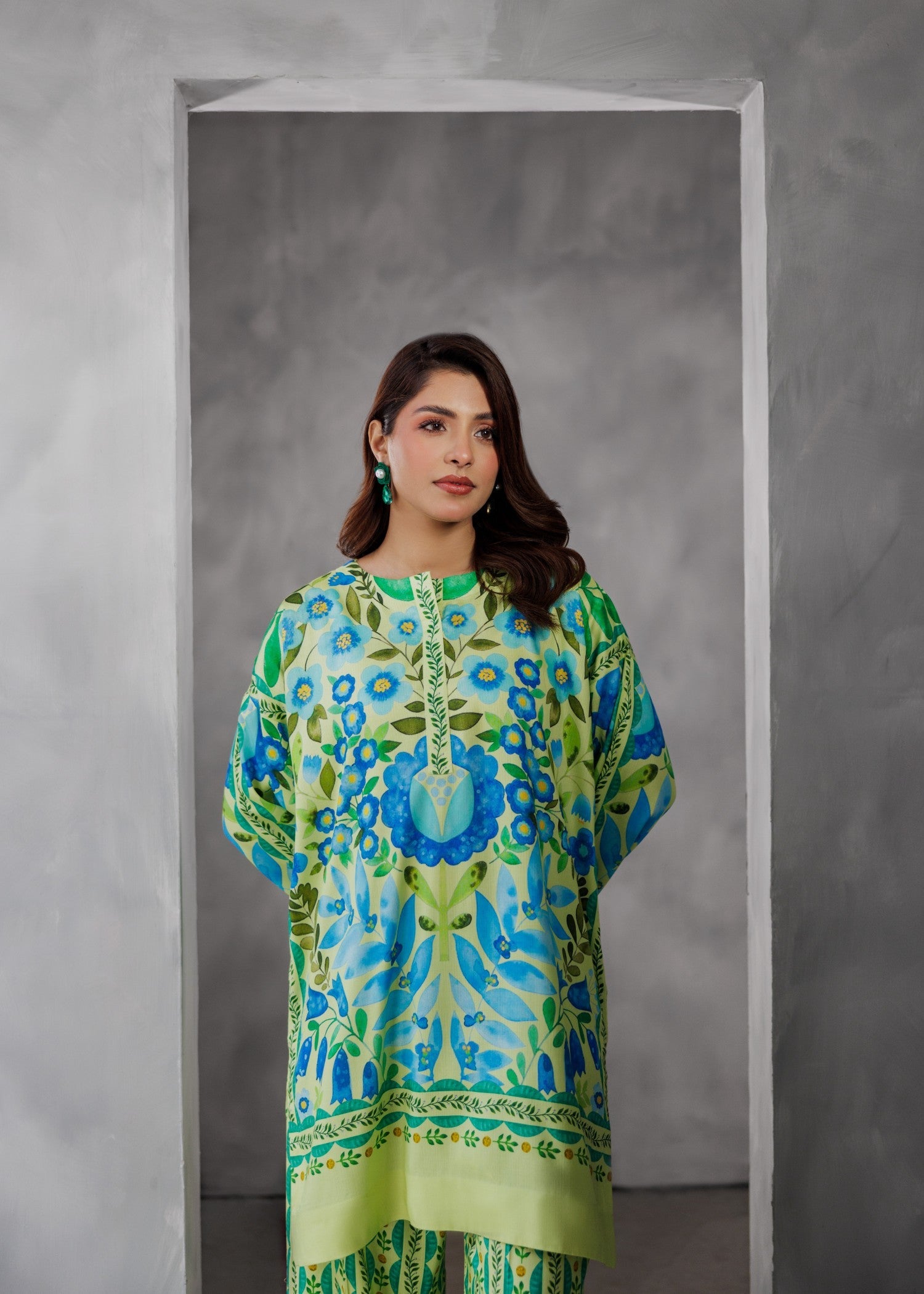 viscose Co Ord Sets in Key lime