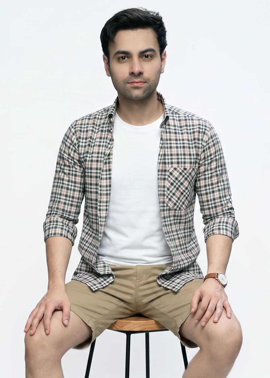 cotton Casual Shirt in Multi