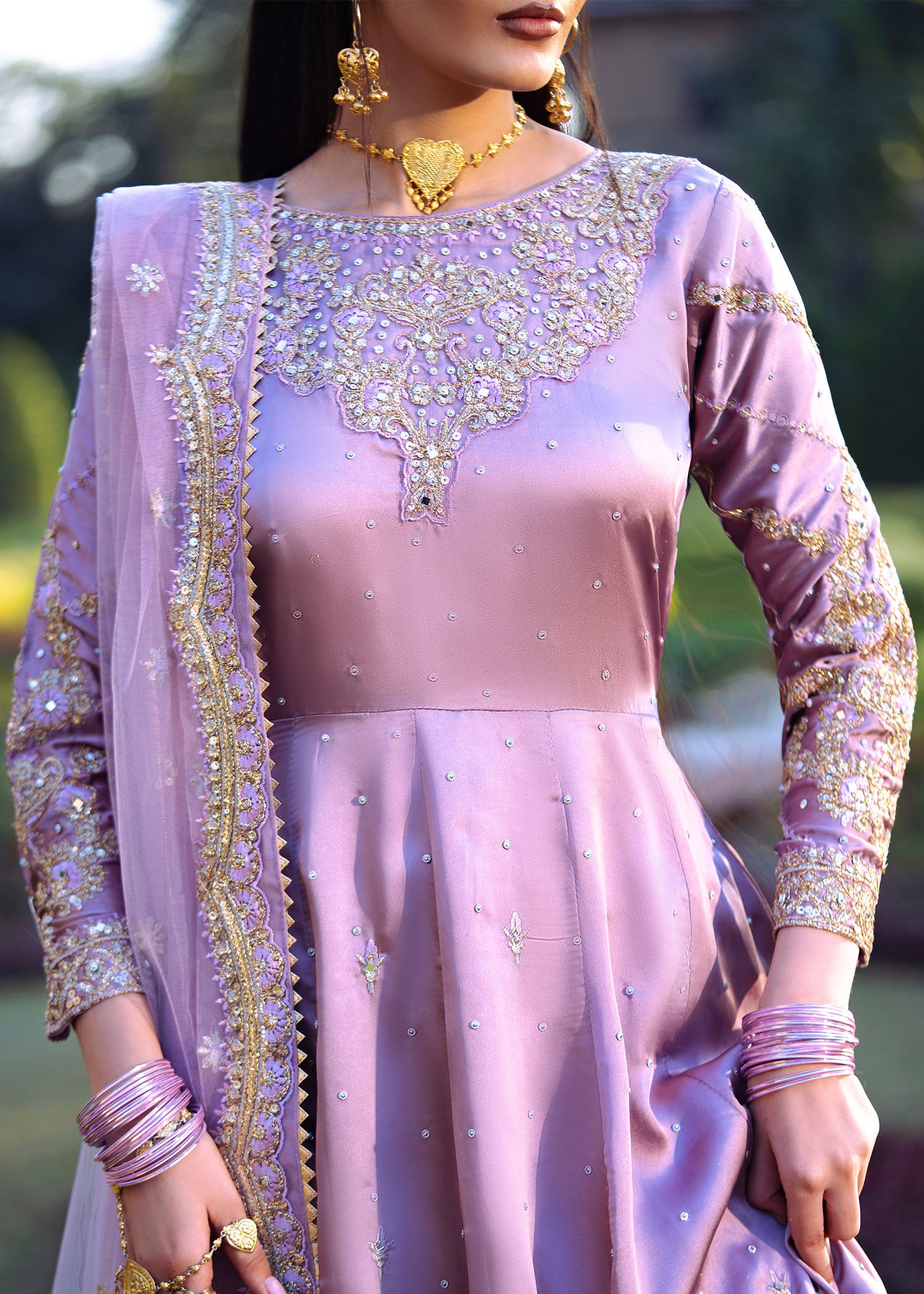 charmuse/shamooz Maxi in Mauve