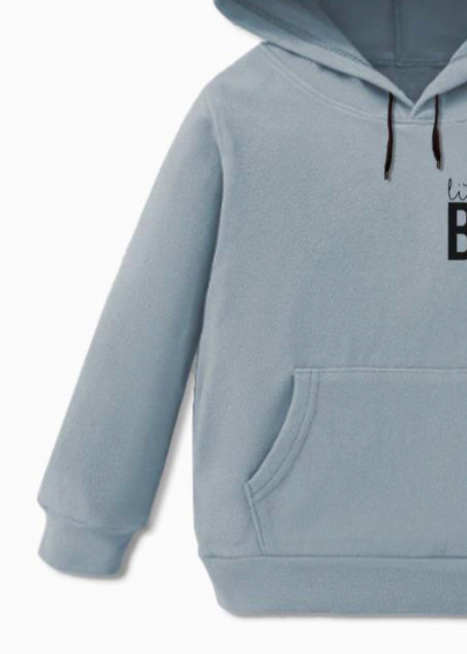 fleece Hoodie in Cool grey