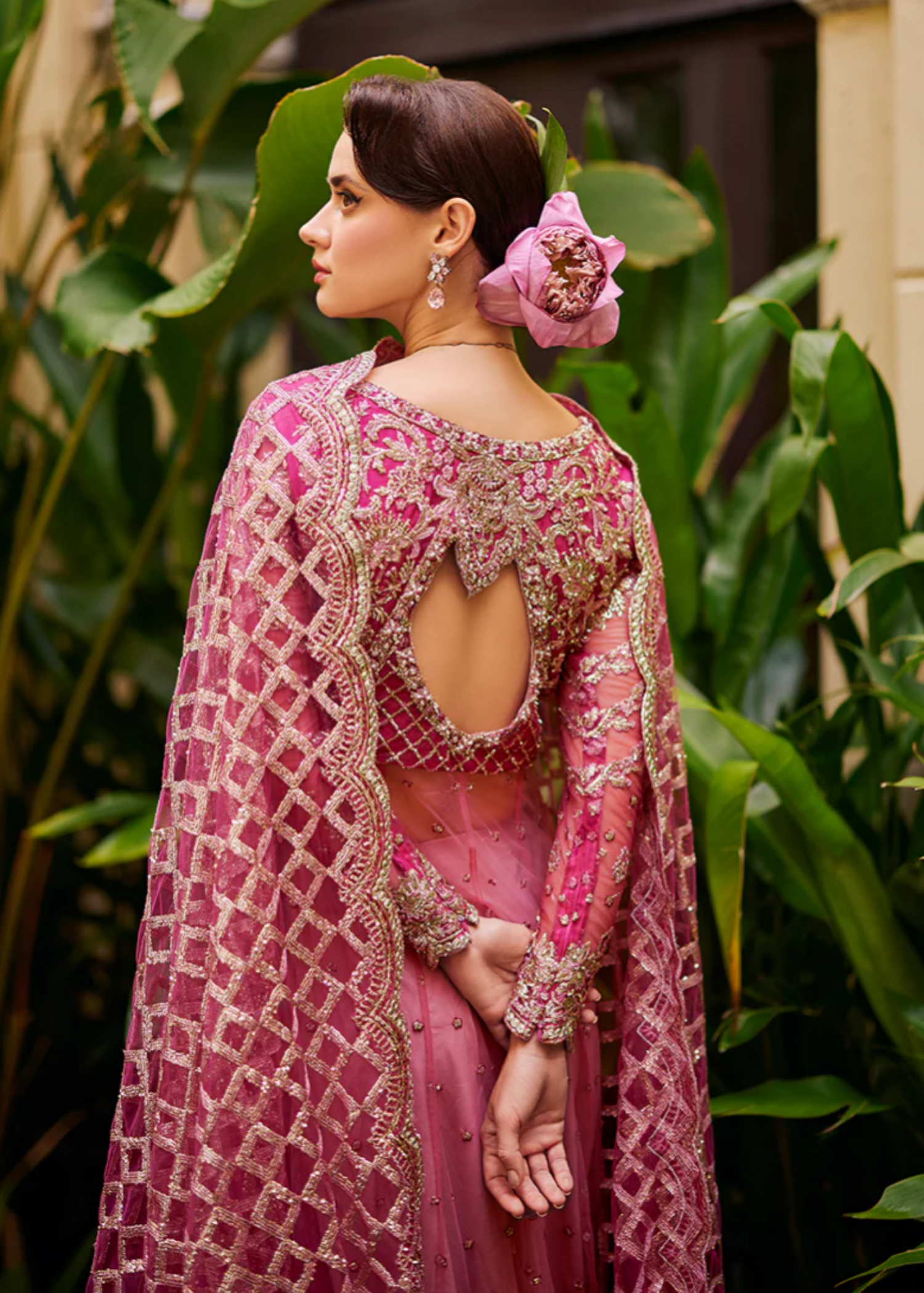 net Unstitched in Magenta