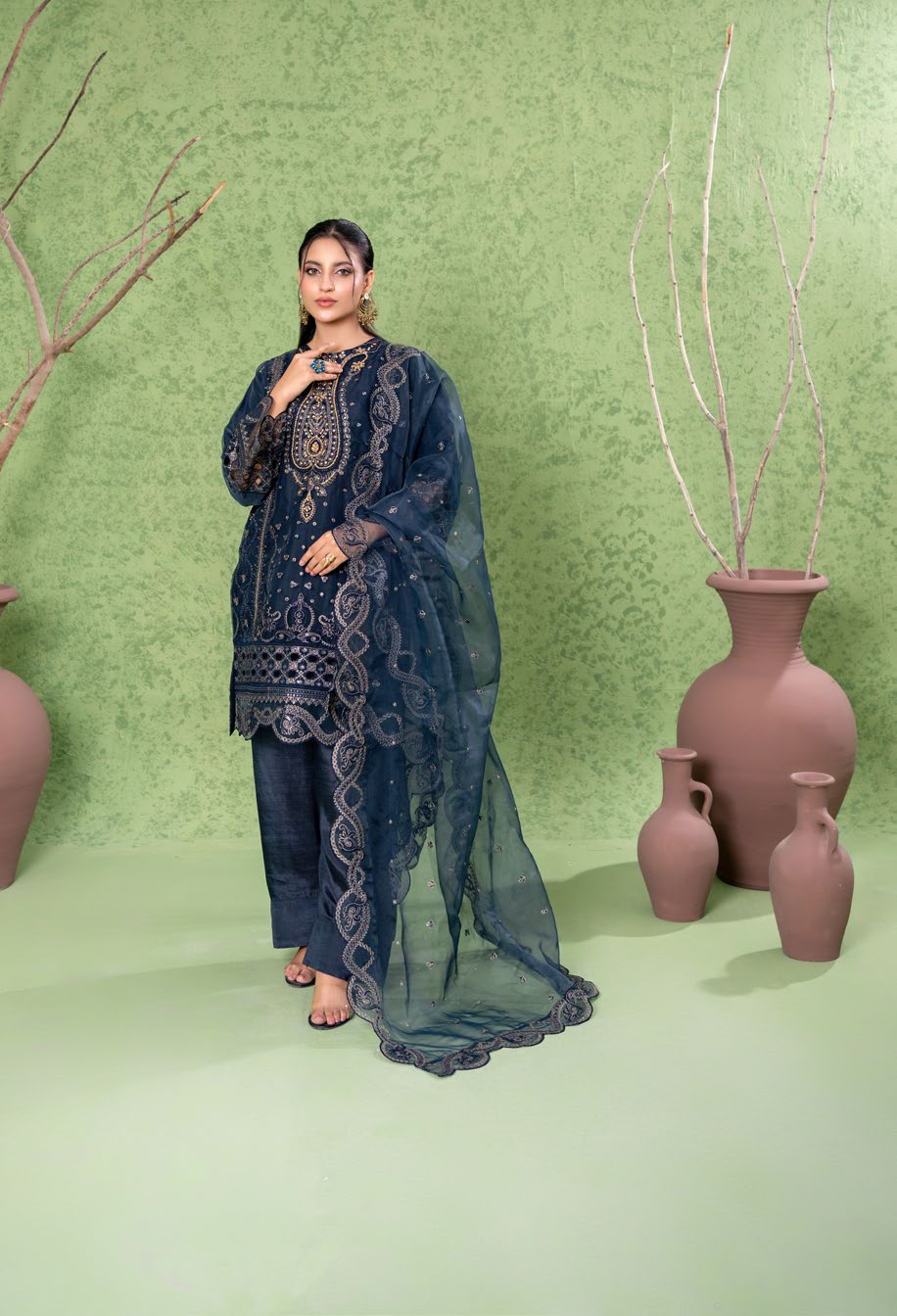 Kahani Festive Pret Organza Formals – D-2