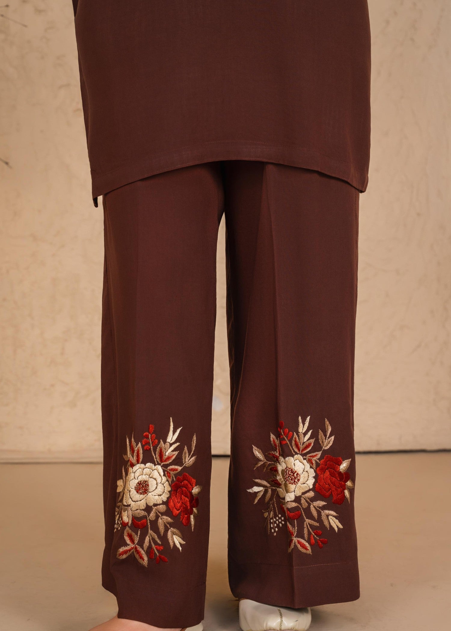 viscose linen Co Ord Sets in Brown