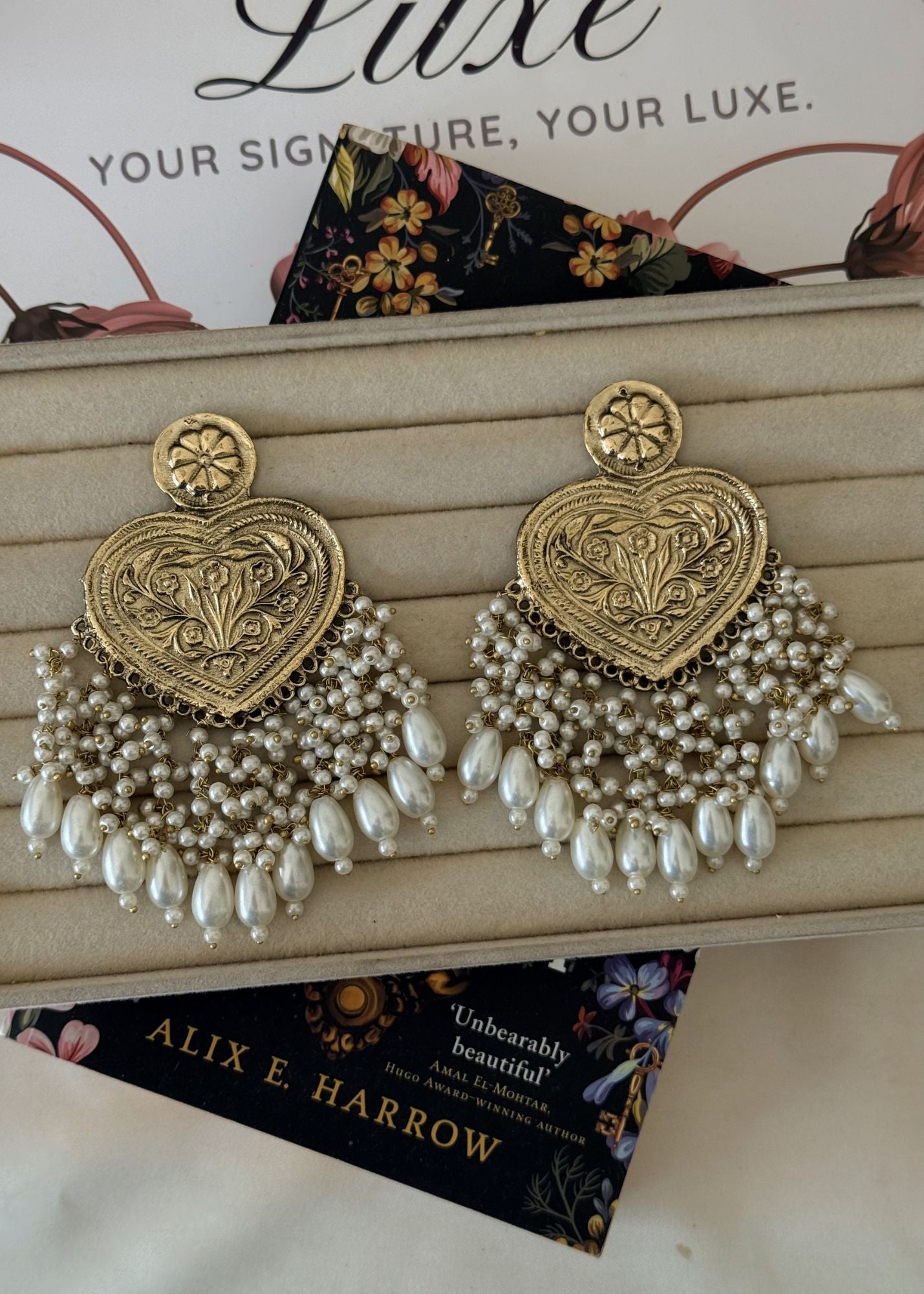 Earrings in Gold Color by - Trendy Women Earrings YTV5093