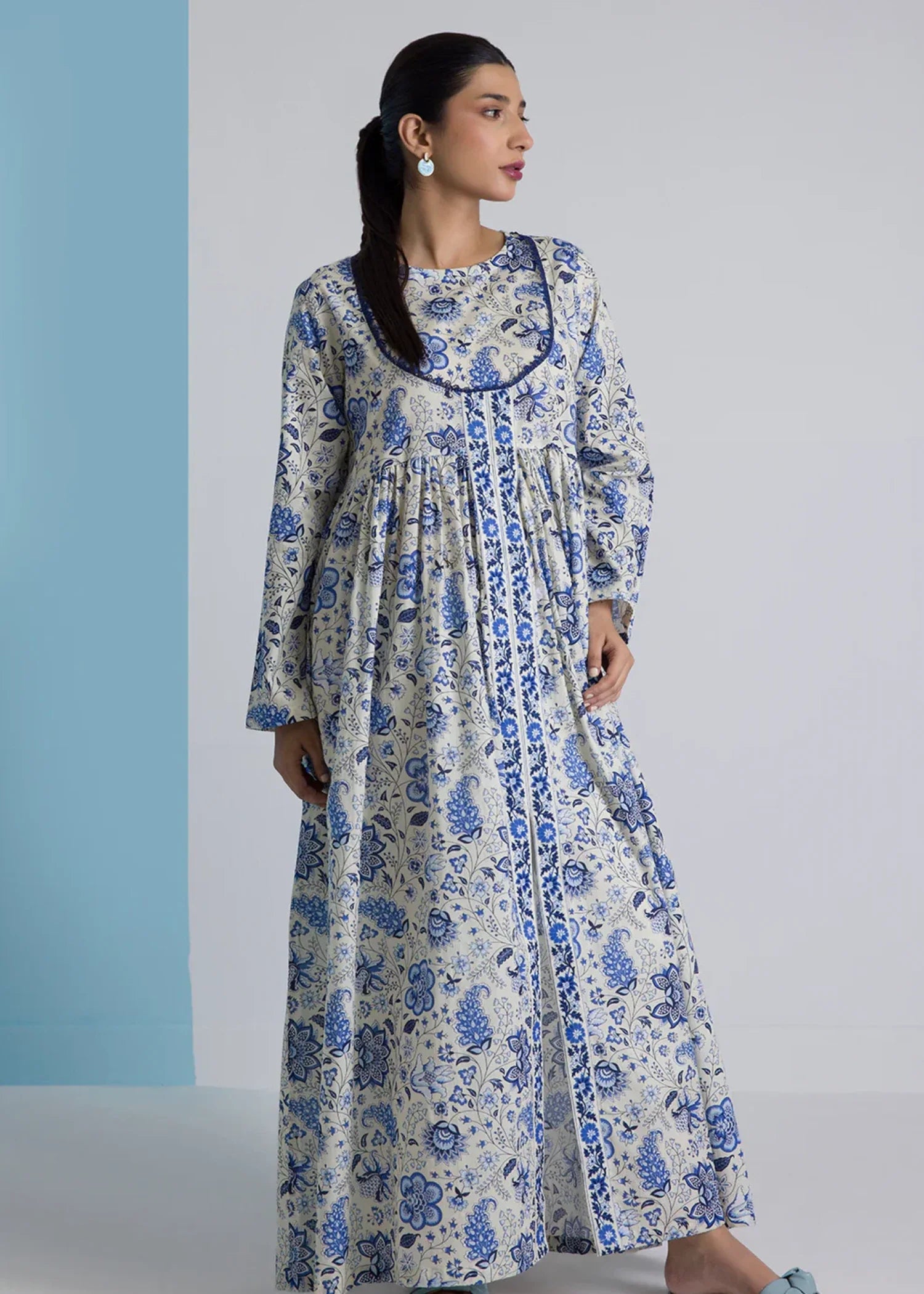cambric Maxi in Ivory