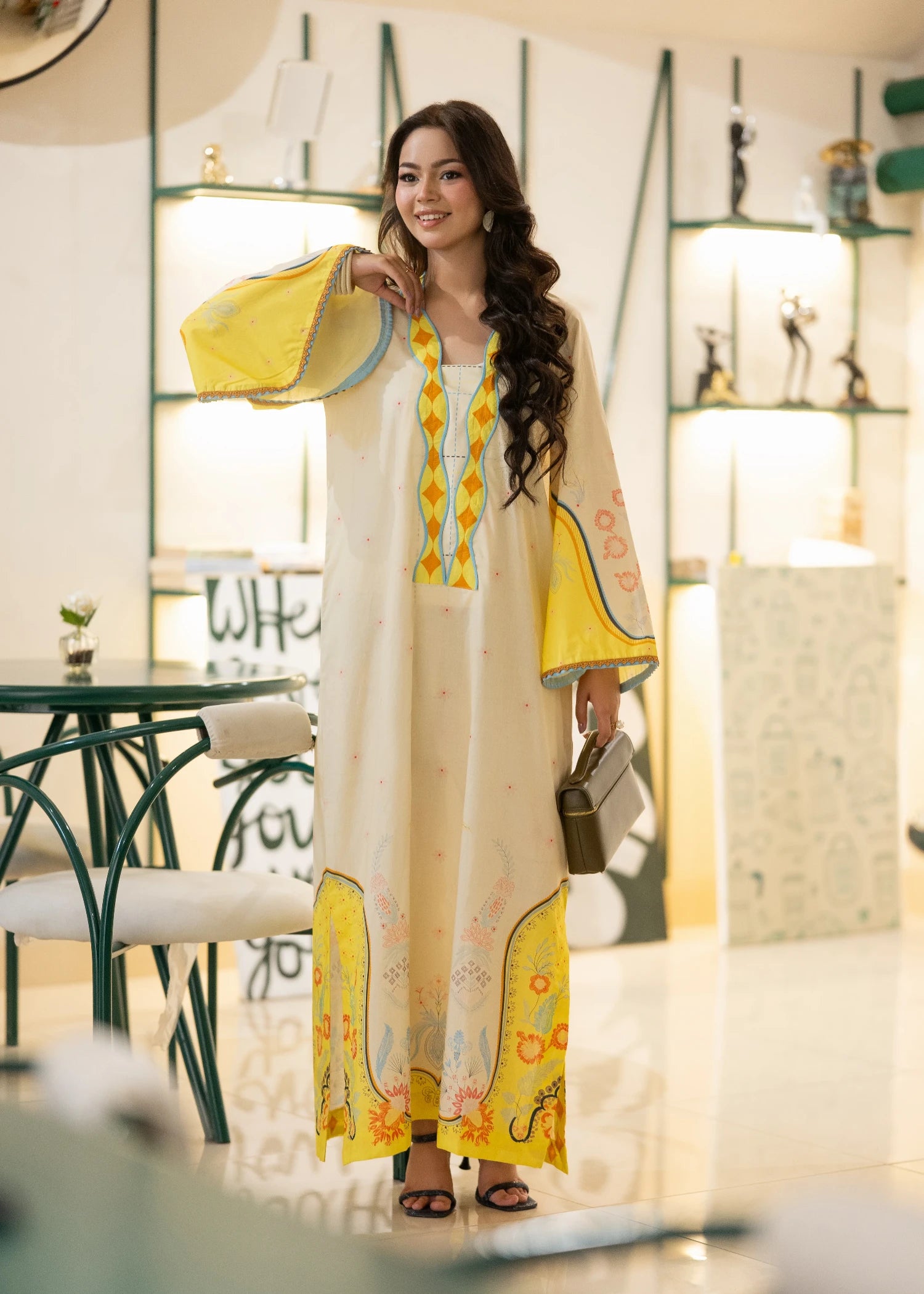 lawn Co Ord Sets in Champagne, multi