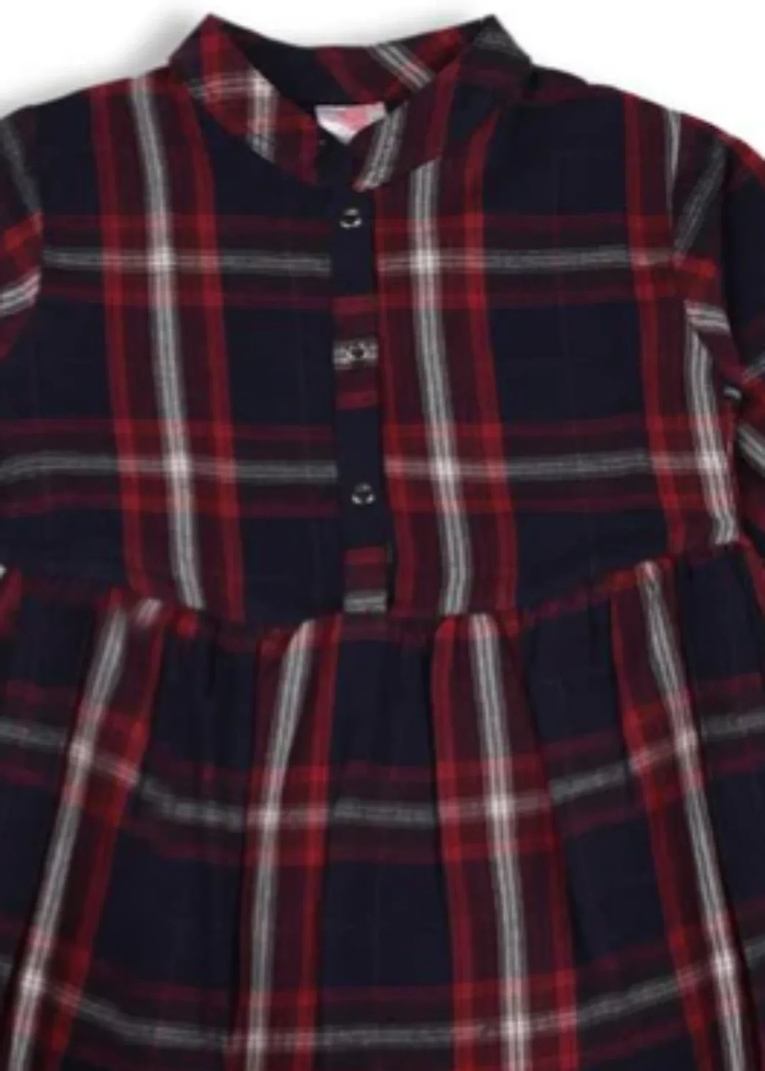 flannel Frock in Dark blue