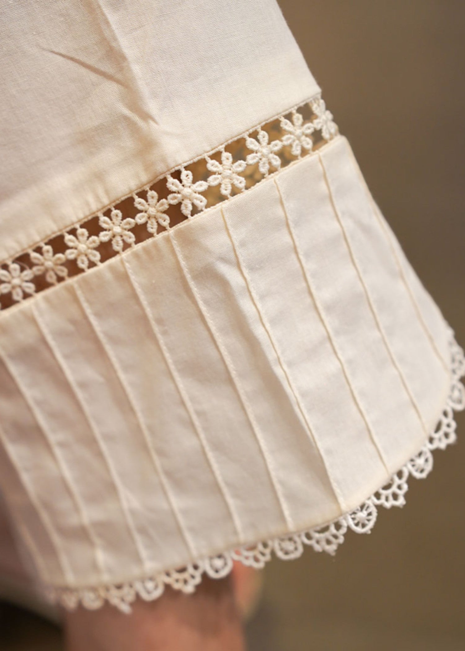 cambric Trousers in Ivory