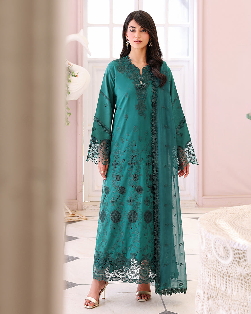 Veil of Summer Chikankari Lawn Edit – Whispered Veil
