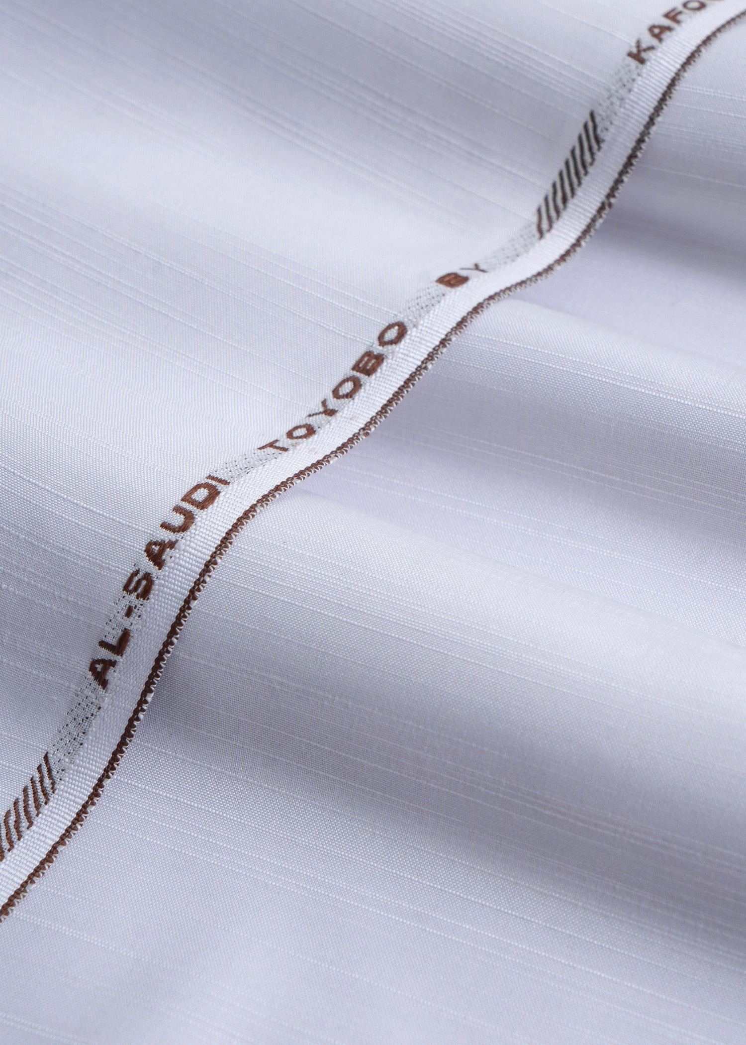 wash & wear Unstitched in White by Kafoor Fabrics