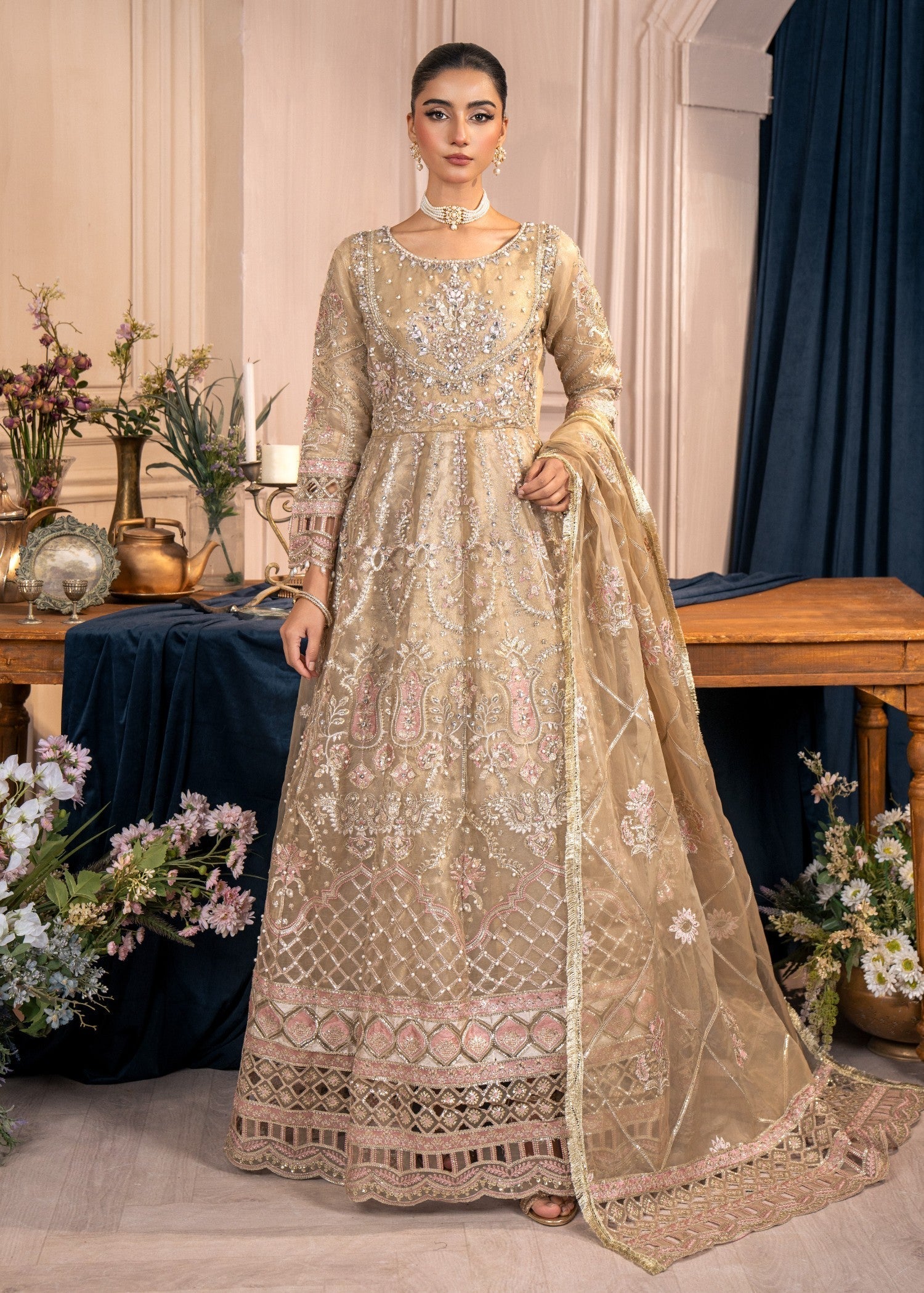 organza Maxi in Champagne