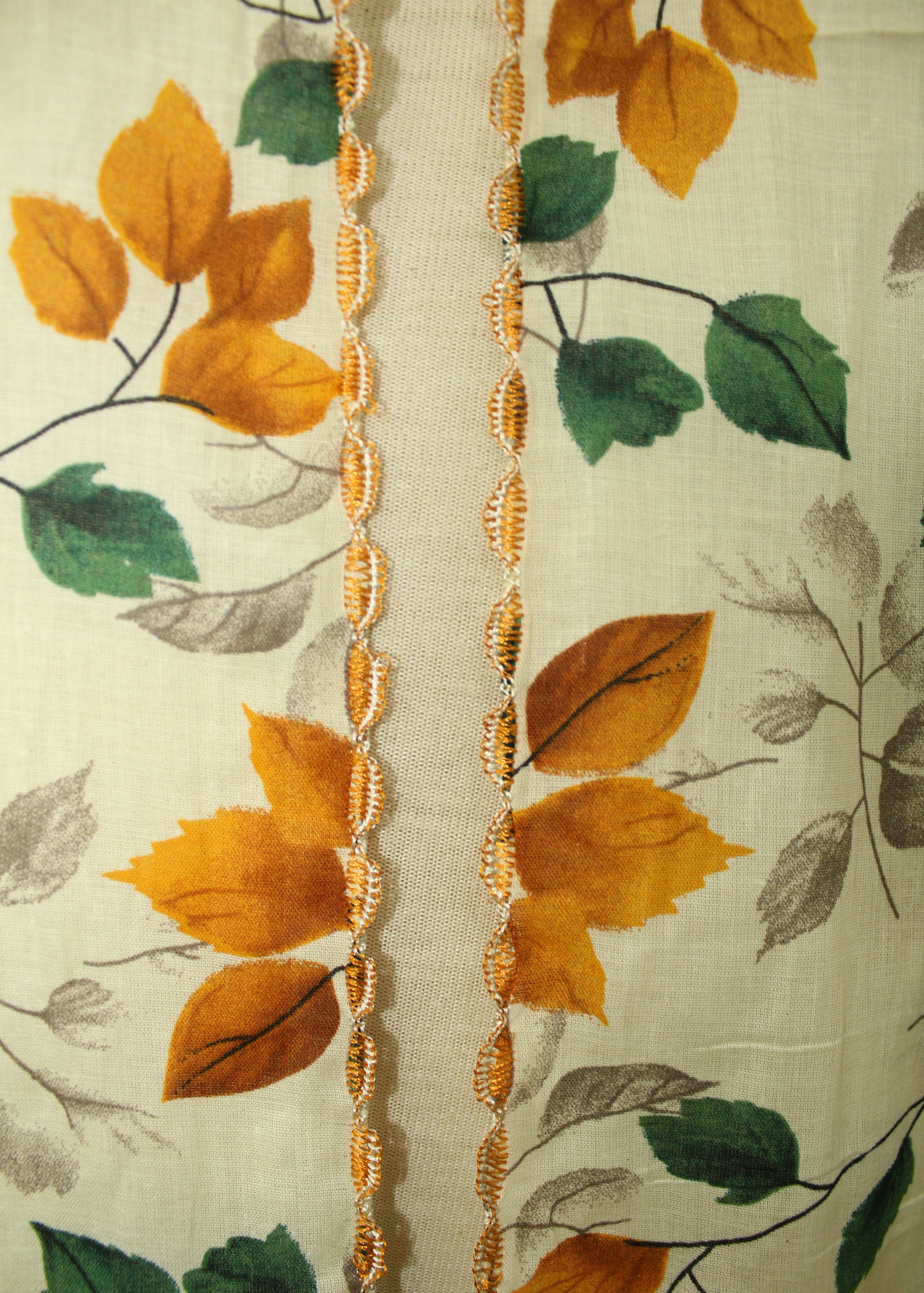lawn Chaddar in Cream, mustard