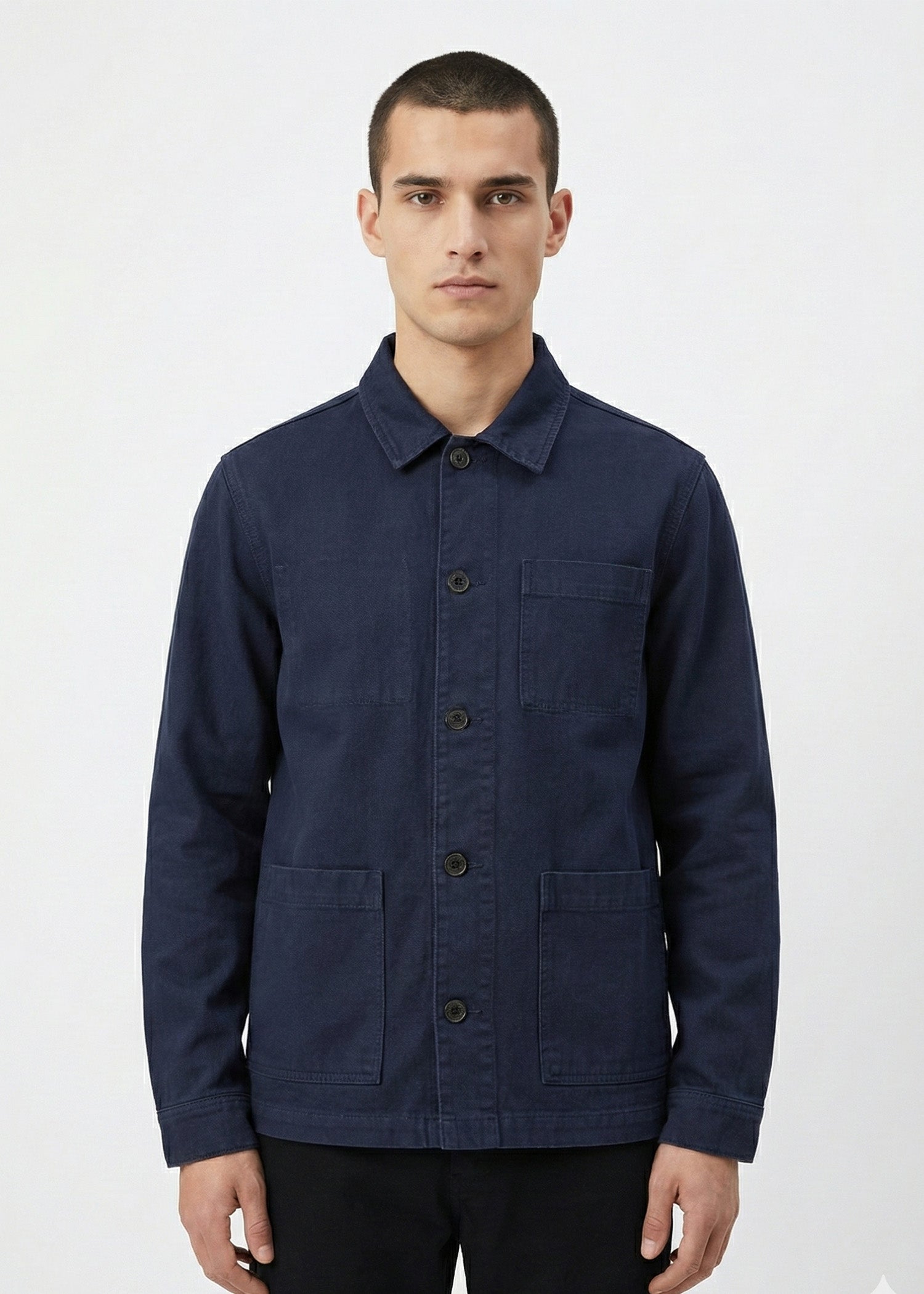 denim Jacket in Navy blue