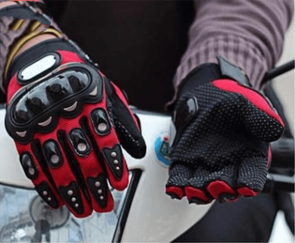 Gloves Knight Male Full Finger Protective Shell Anti-Fall Touch Screen Breathable