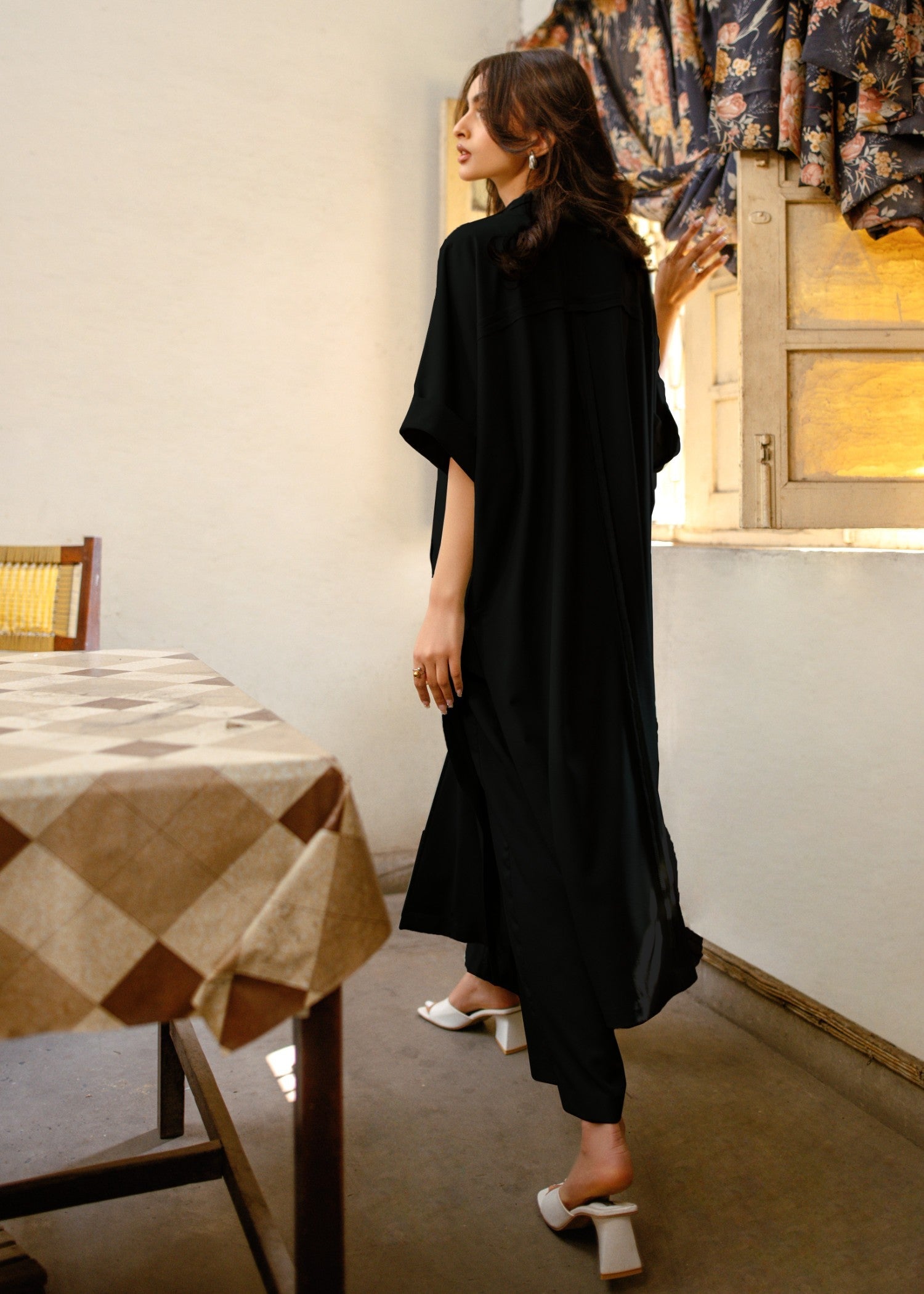 georgette Jacket in Black