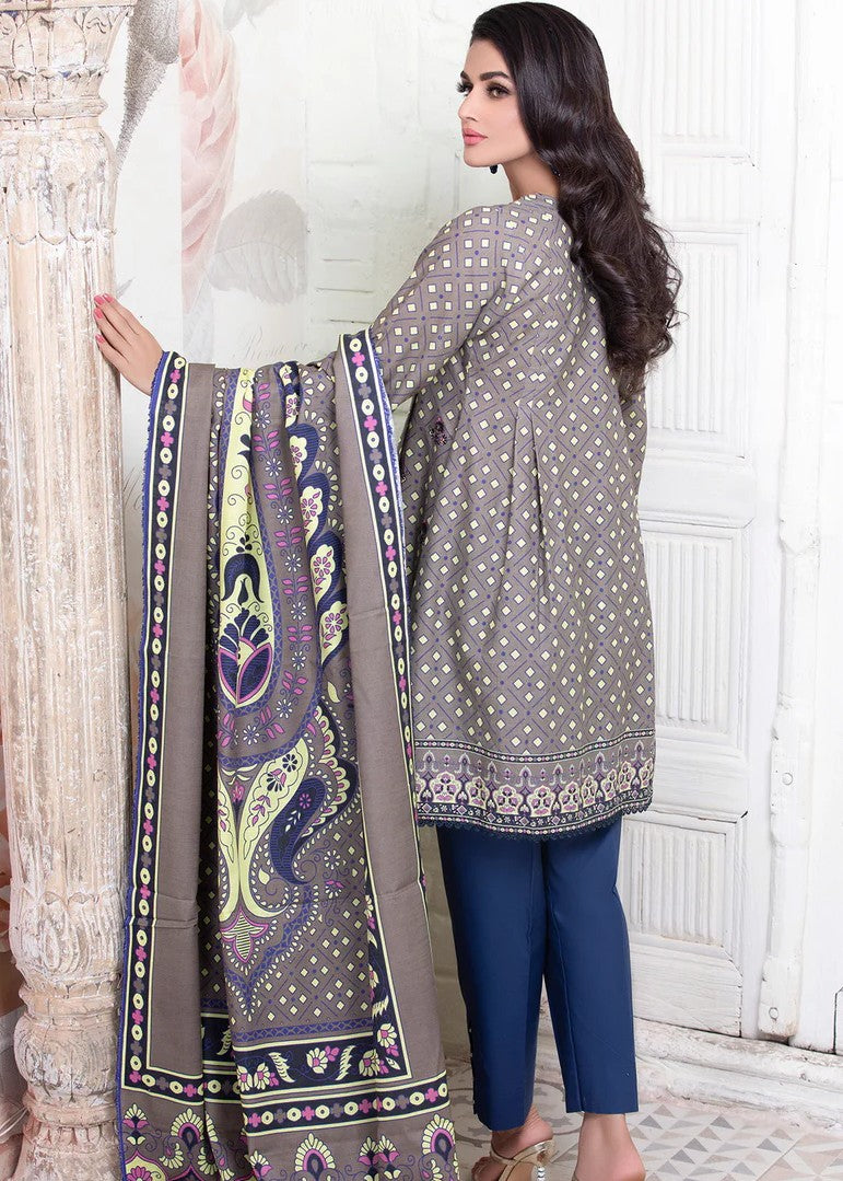 khaddar Unstitched in Graphite