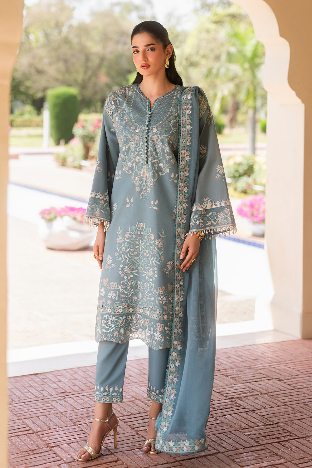 Luxury Lawn – FREESIA - MSU0633