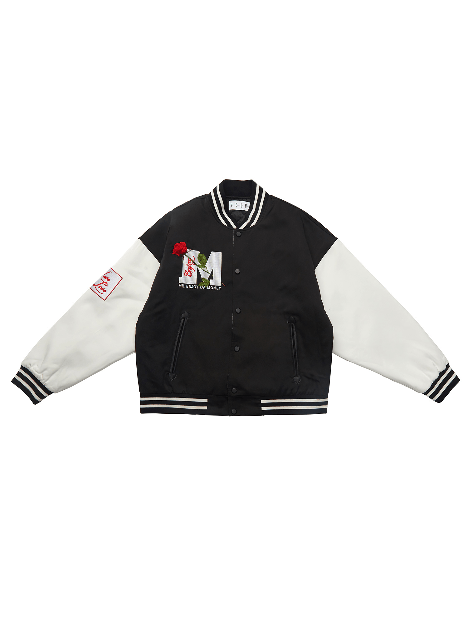Cotton Men'S Autumn and Winter Season Trend Thickened Baseball Uniform Jacket