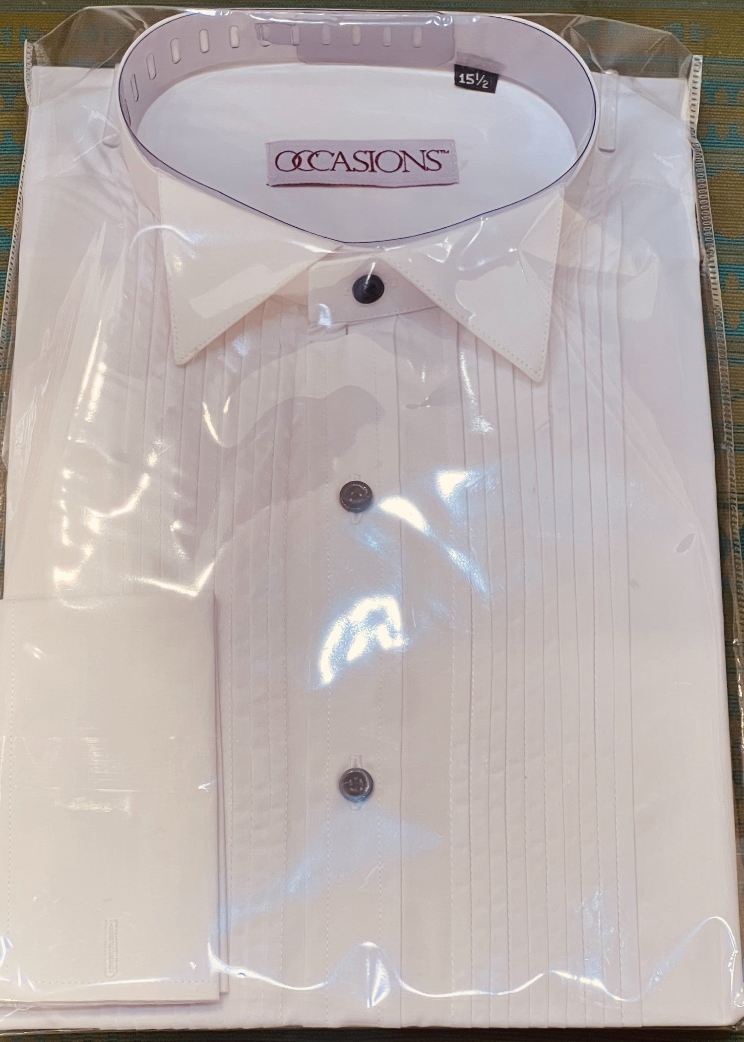 cotton Formal Shirt in Pearl white