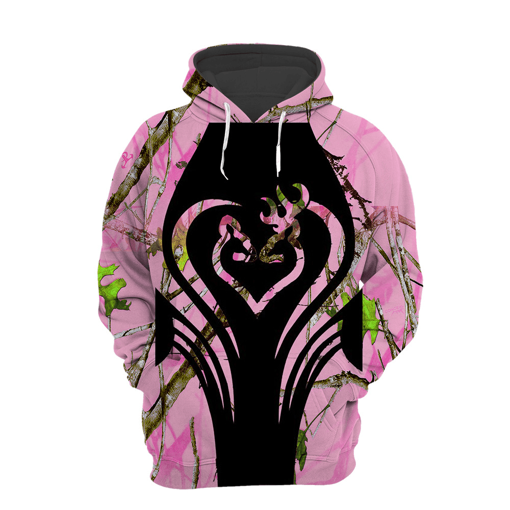 Cross Border European and American Oversized Men''S Sweater Deer Series Hooded Pullover Sweater Leisure Long Sleeve