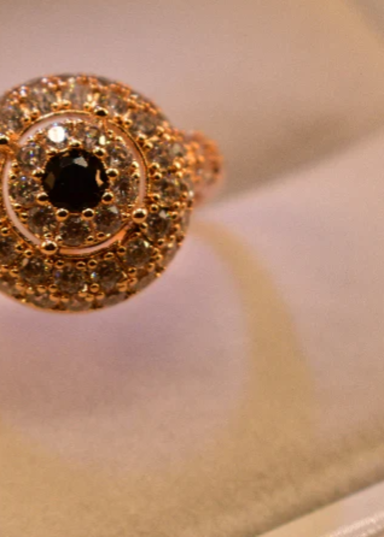 Ring in Black Color by - Trendy Women Ring MMH3292