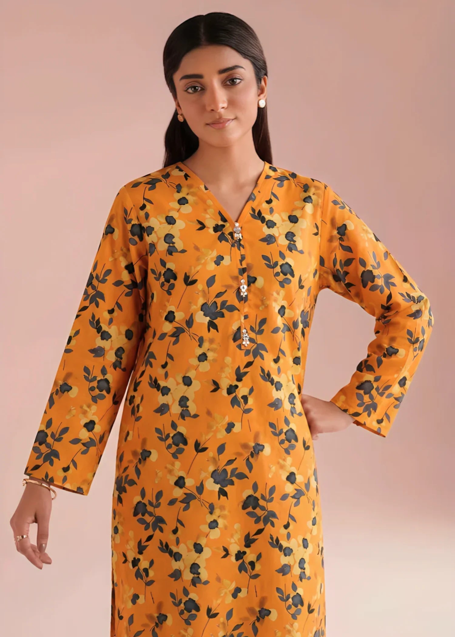 cambric Co Ord Sets in Orange