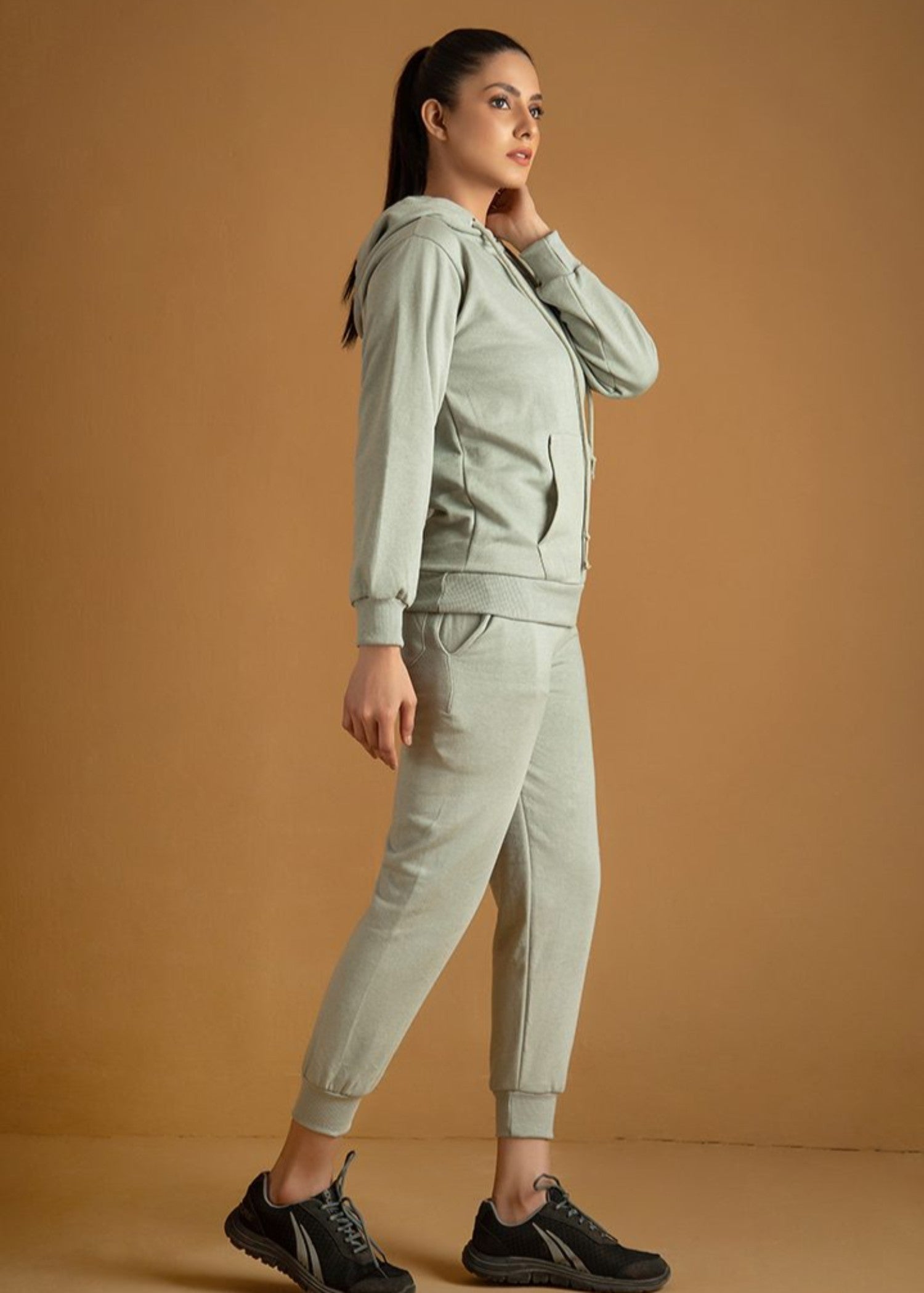 fleece Tracksuit in Mint green
