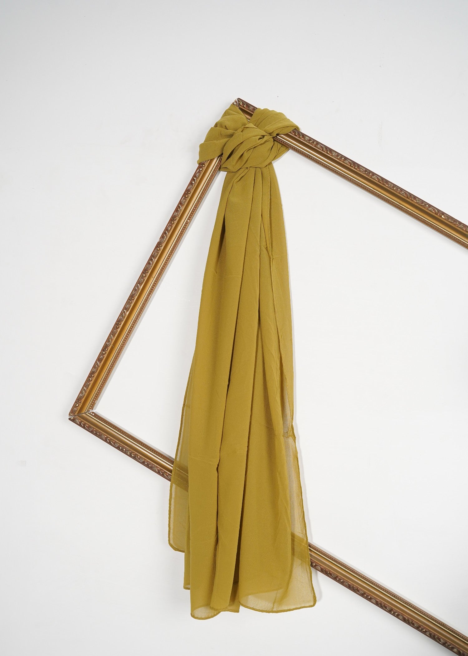 chiffon Hijab in Goldenrod