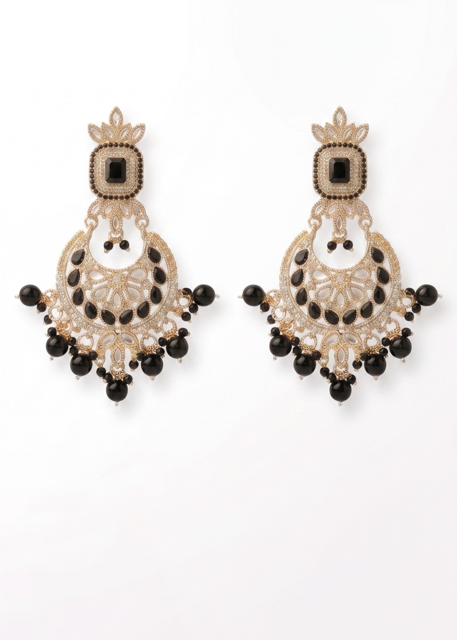 Jewelry Set in Black Color by - Trendy Women Jewelry Set WQZ7459