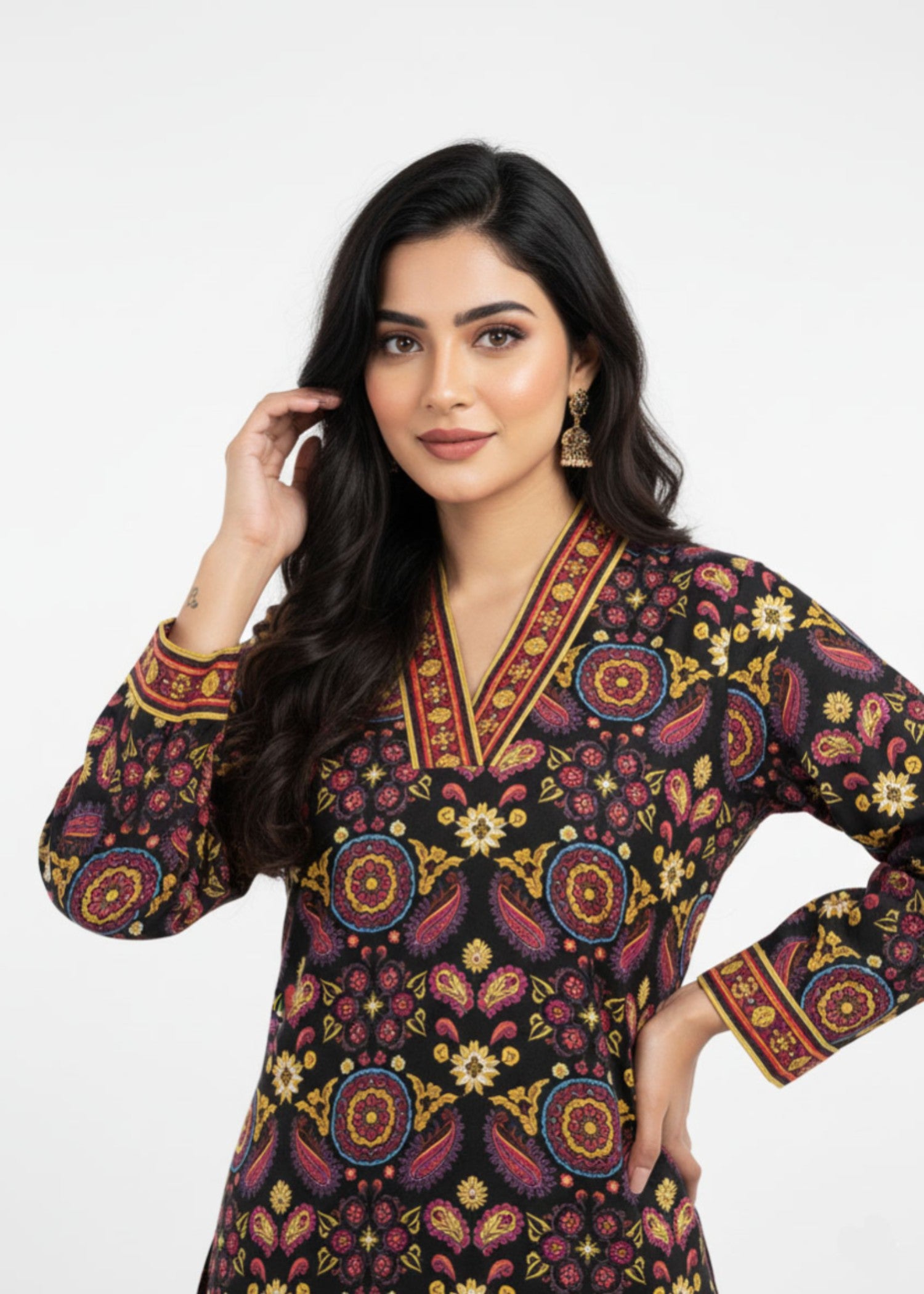 slub linen Co Ord Sets in Black