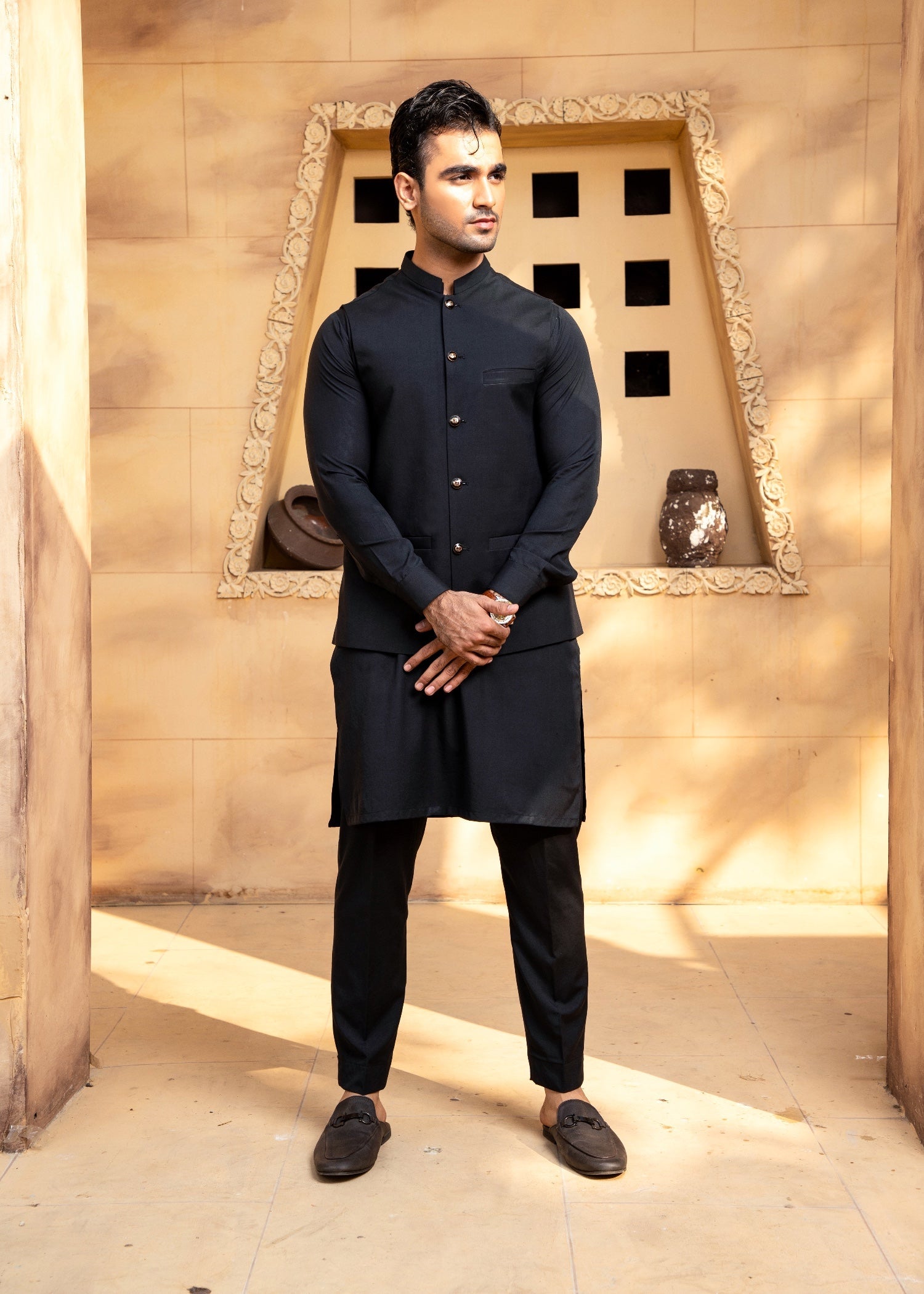boski Waistcoat in Black