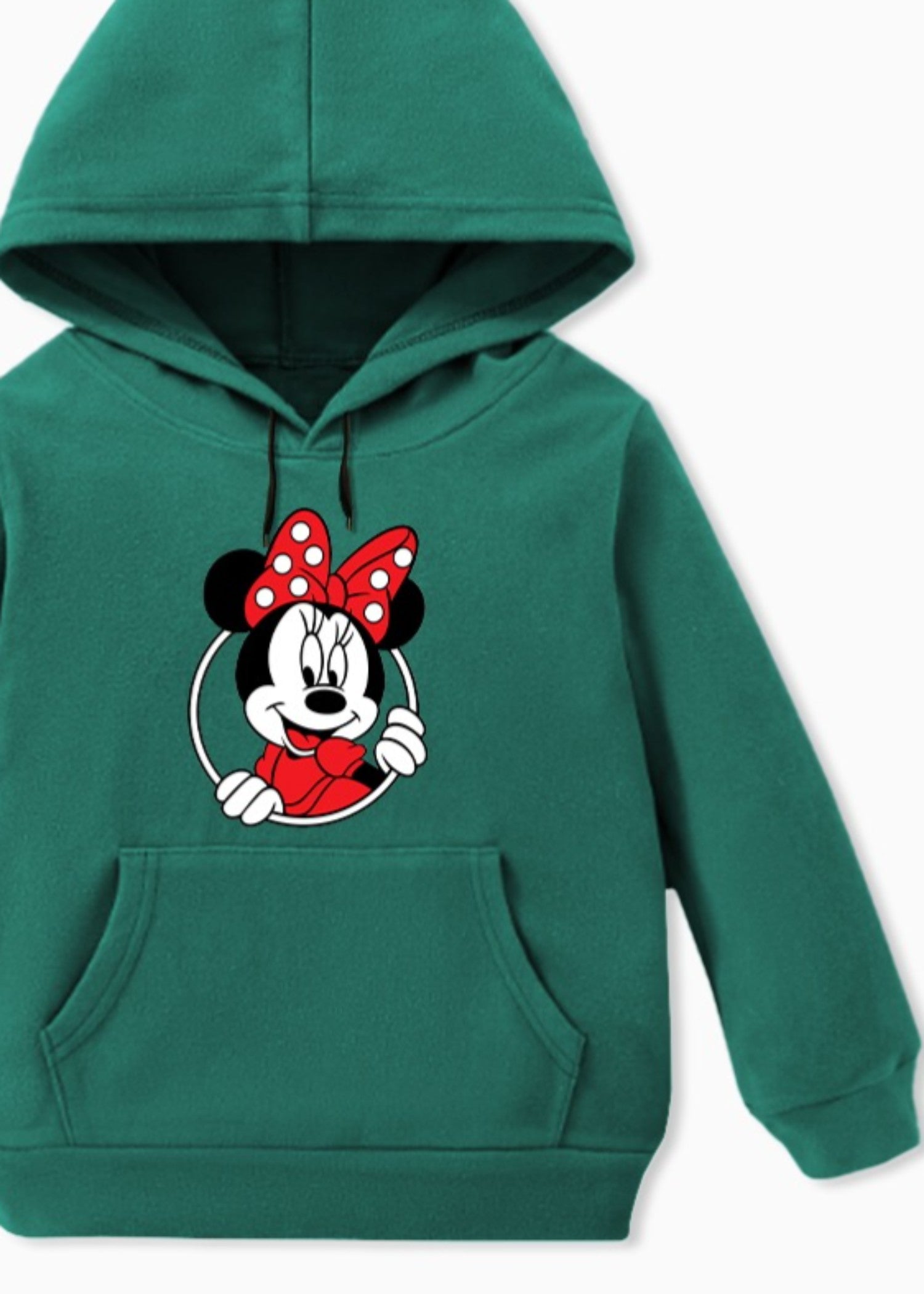 fleece Hoodie in Sea green