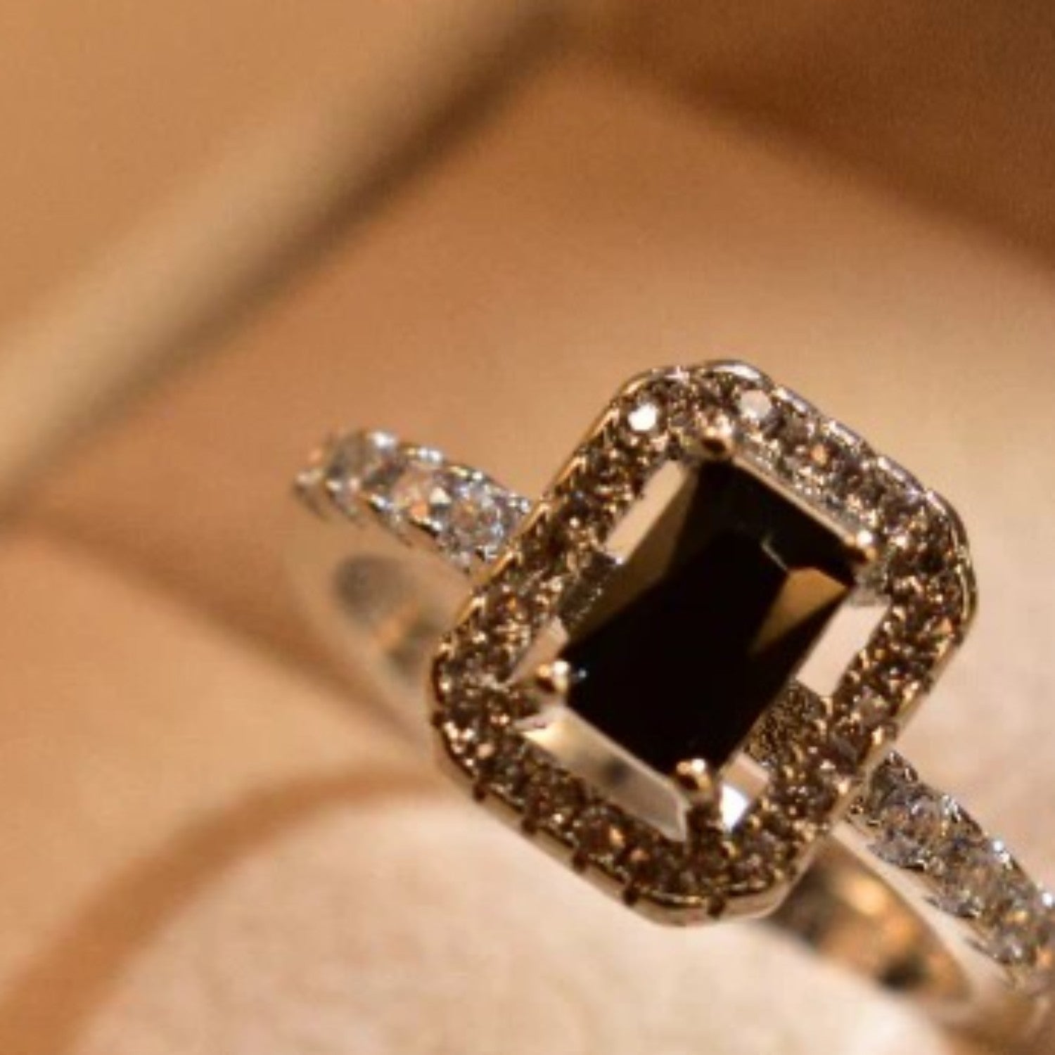 Ring in Black Color by - Trendy Women Ring IGX7604