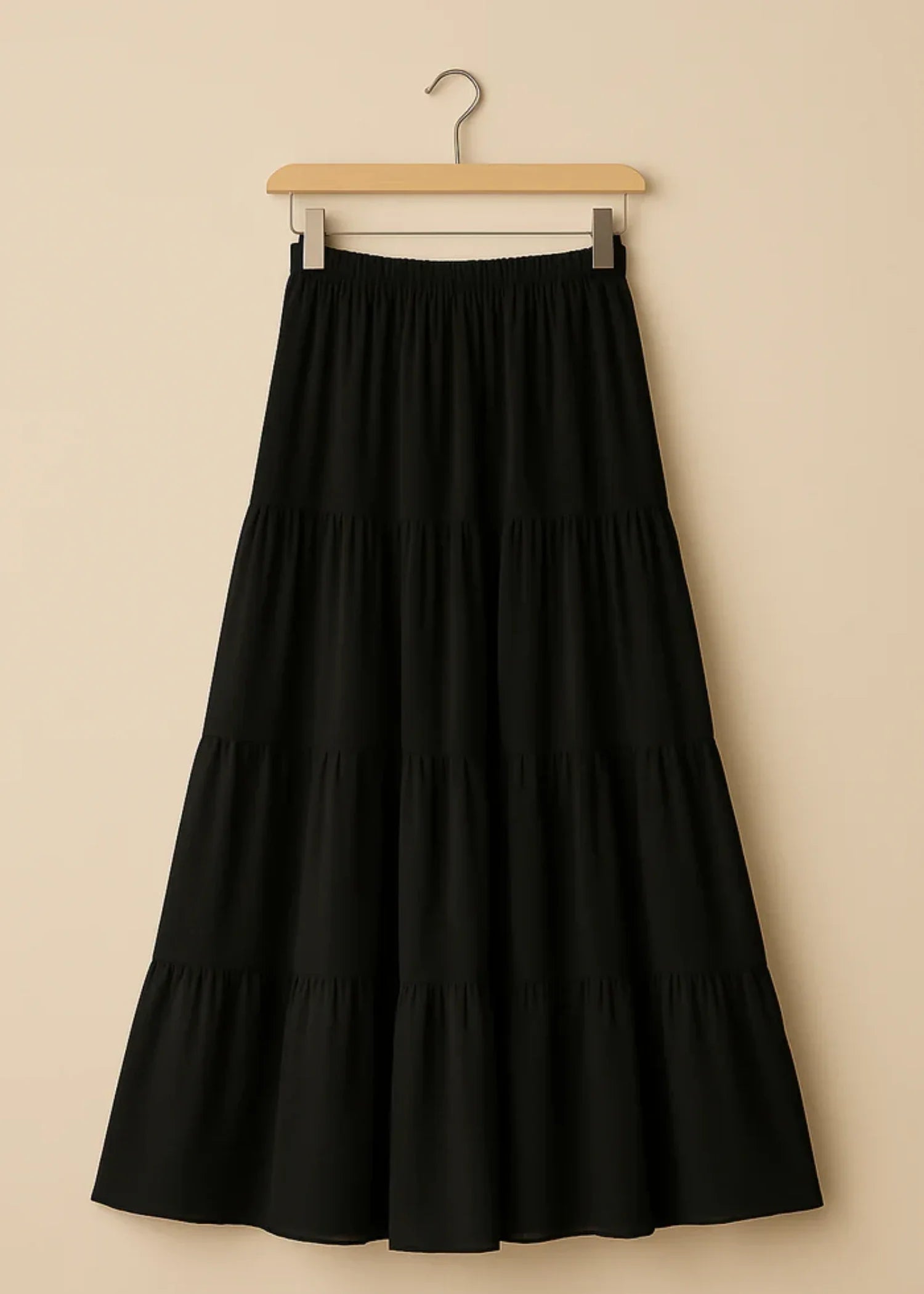 georgette Skirt in Black