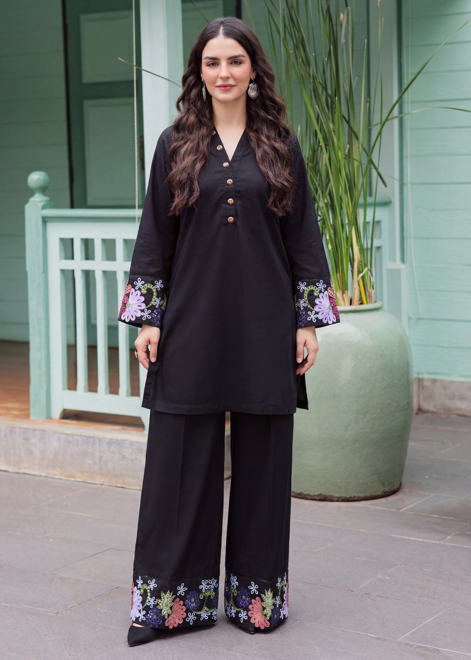 lawn Co Ord Sets in Black