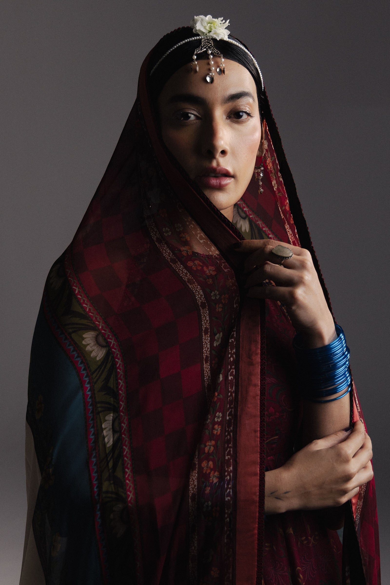 Anarkali Festive Luxury Lawn – Firdaus-D6