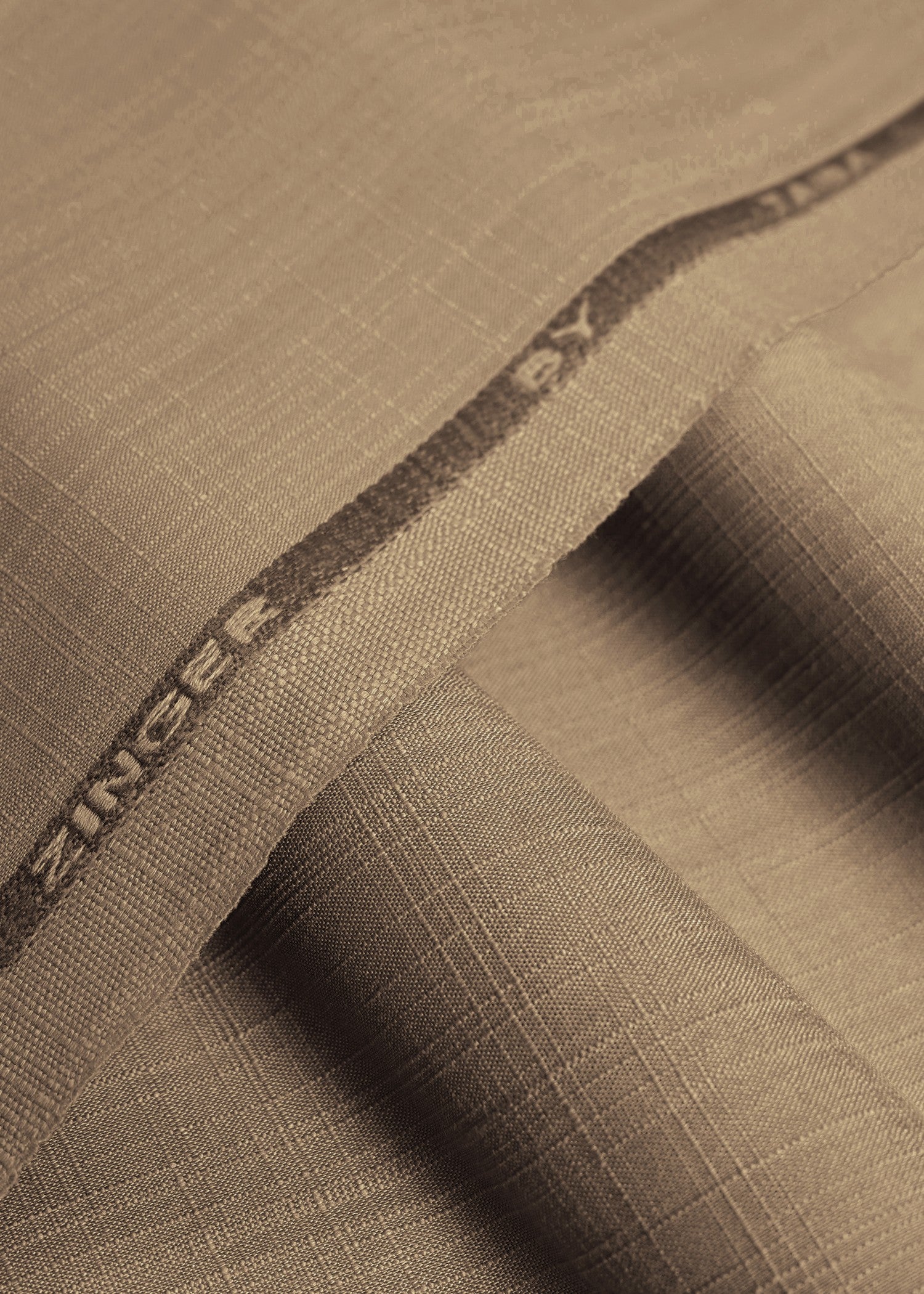 wash & wear Unstitched in Camel brown