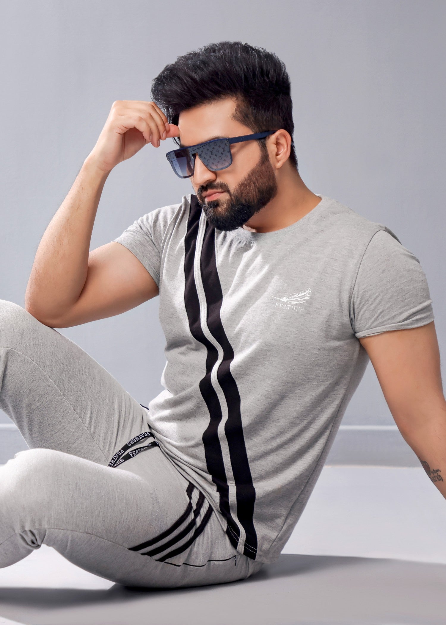 terry Tracksuit in Grey
