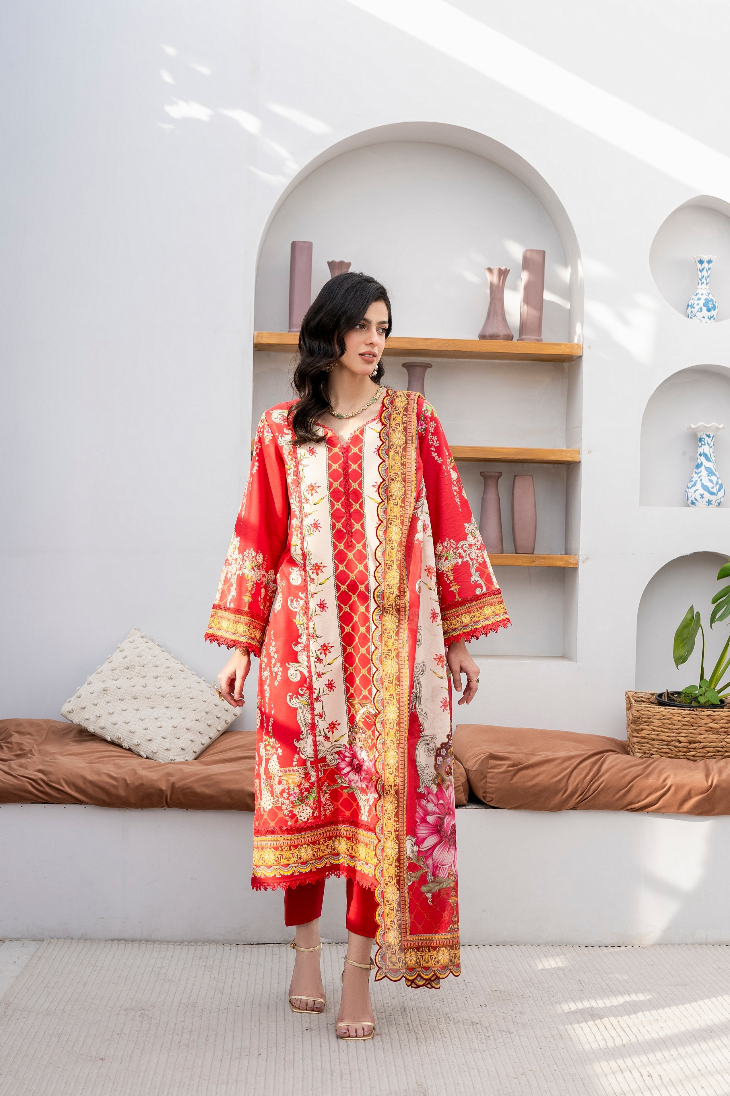 Summer Printed Lawn – D120